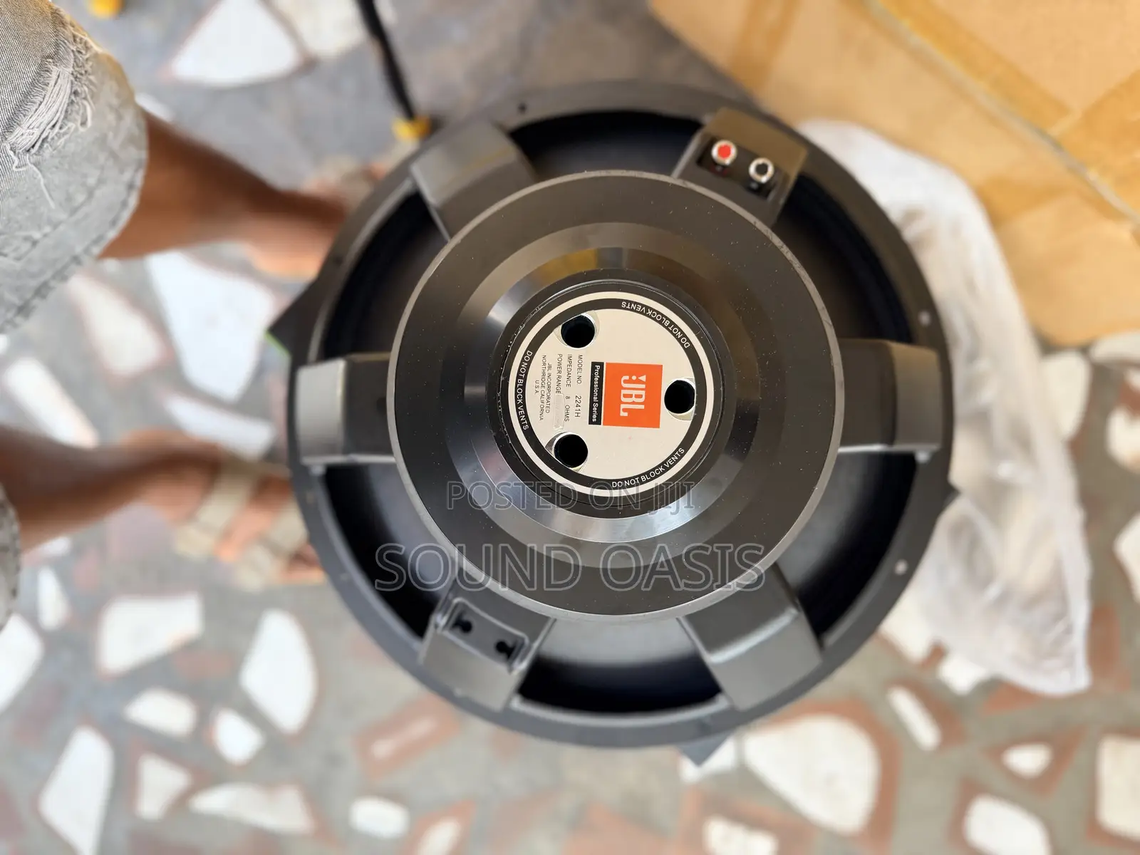 JBL 2241h Low-Frequency Transducer(18 Inches 2500 Watts Naked Speaker)