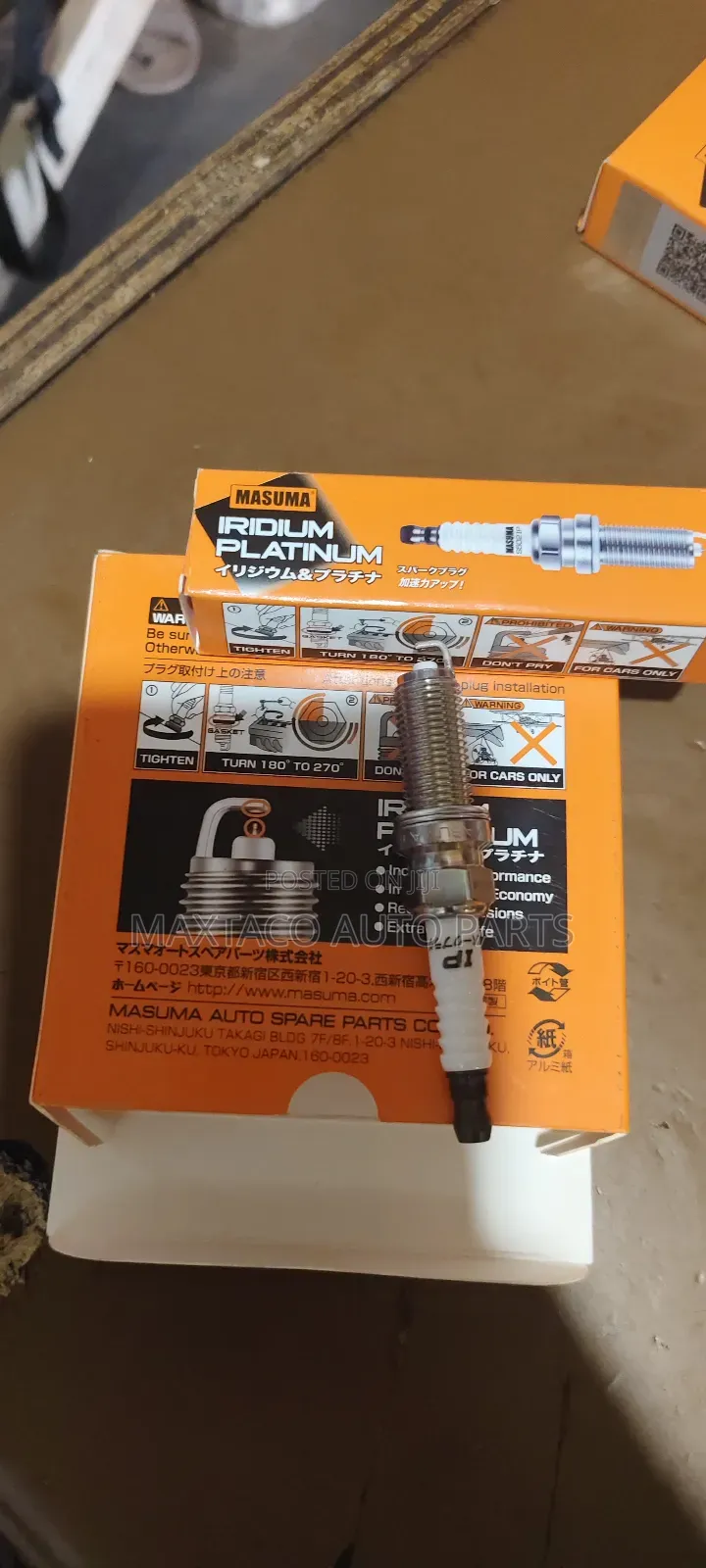 Masuma (4912 Ilkar7b-11) Spark Plugs.For Toyota Corolla and Vibe