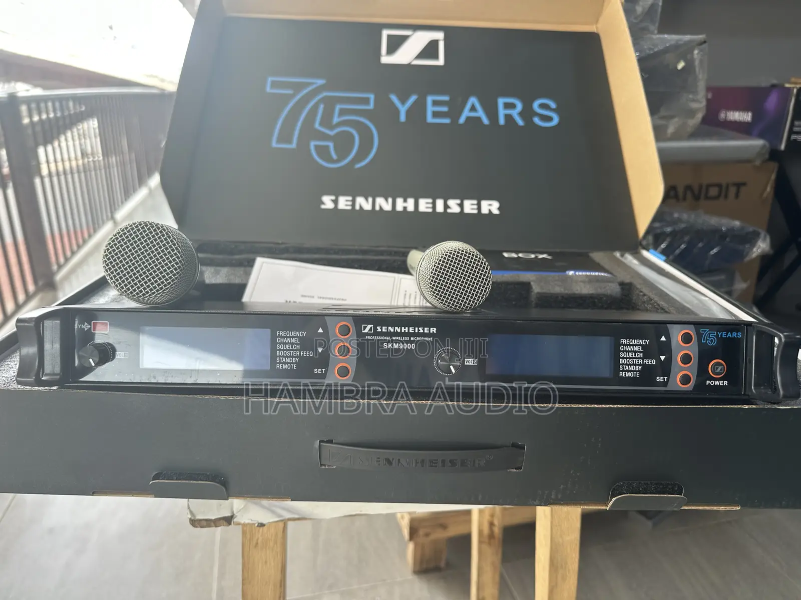 Sennheiser 2 in 1 Wireless Mic Skm9000