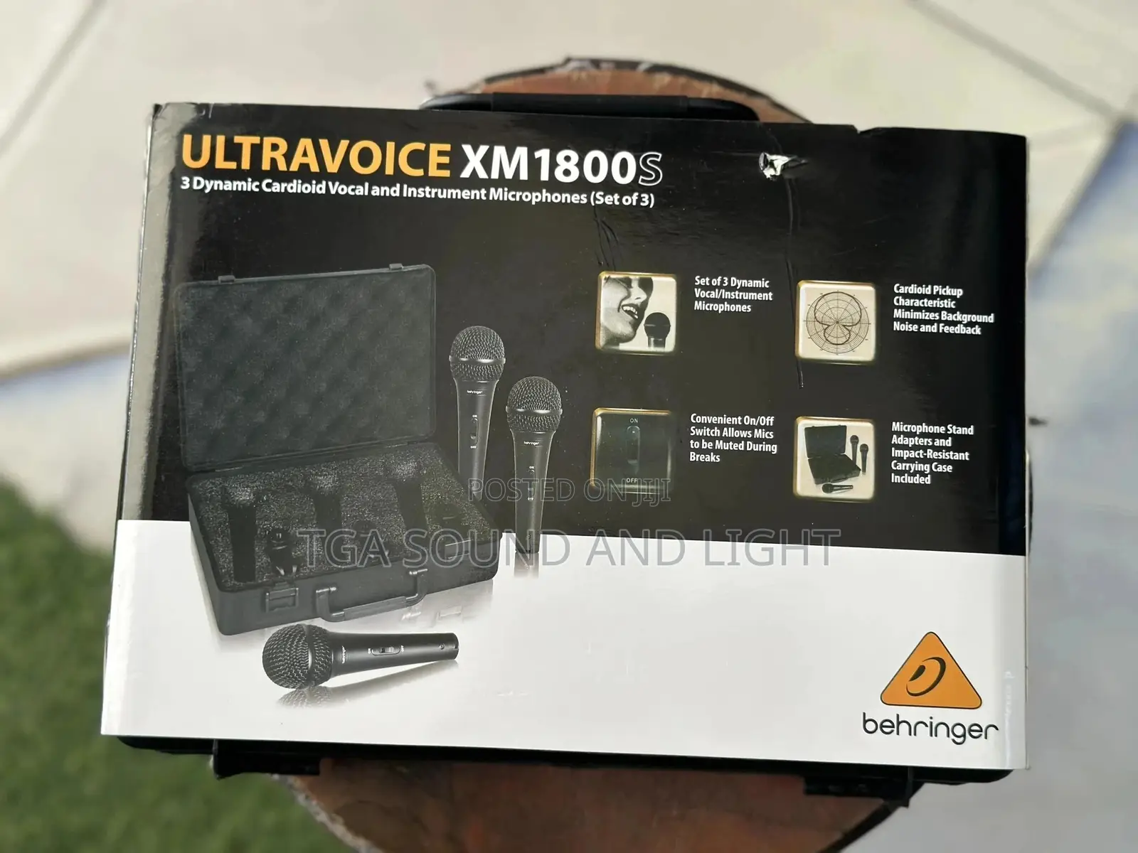 Behringer 3 Handheld Microphone Set (Ultravoice Xm1800s)