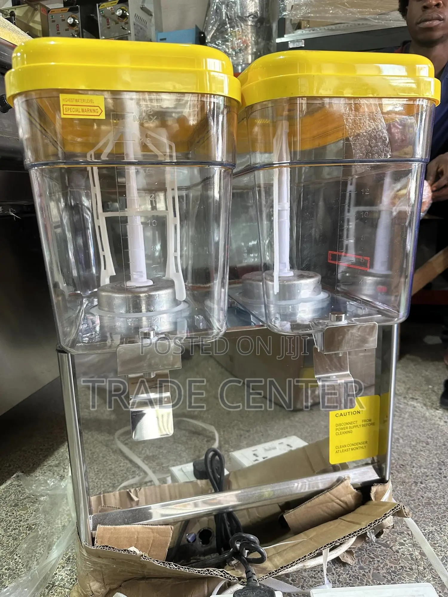 Double Hot Cold 18liters Electric Juice Dispenser
