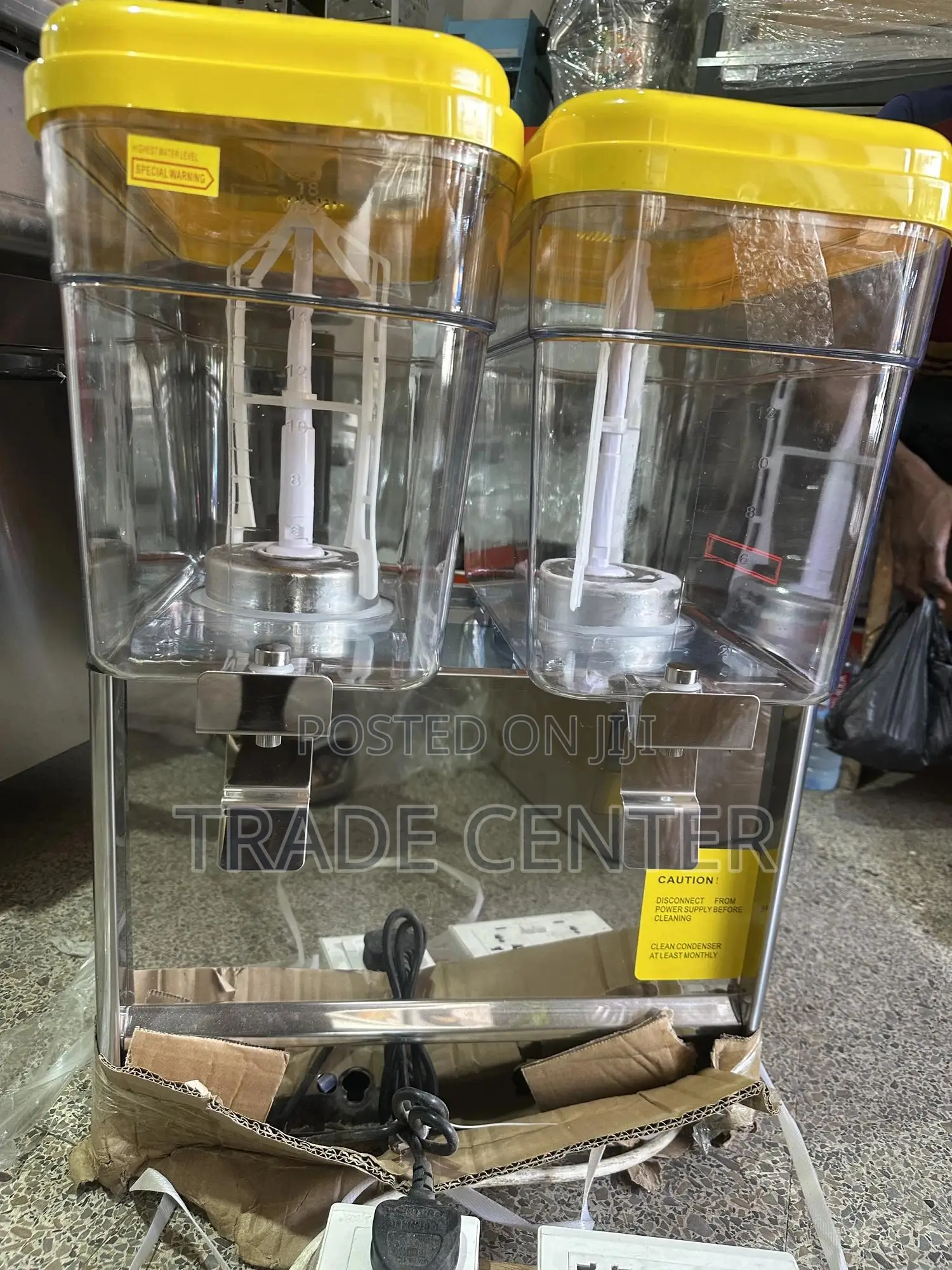 Double Hot Cold 18liters Electric Juice Dispenser