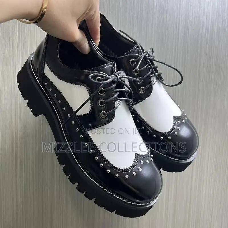 Quality Black and White High Sole in 40-46