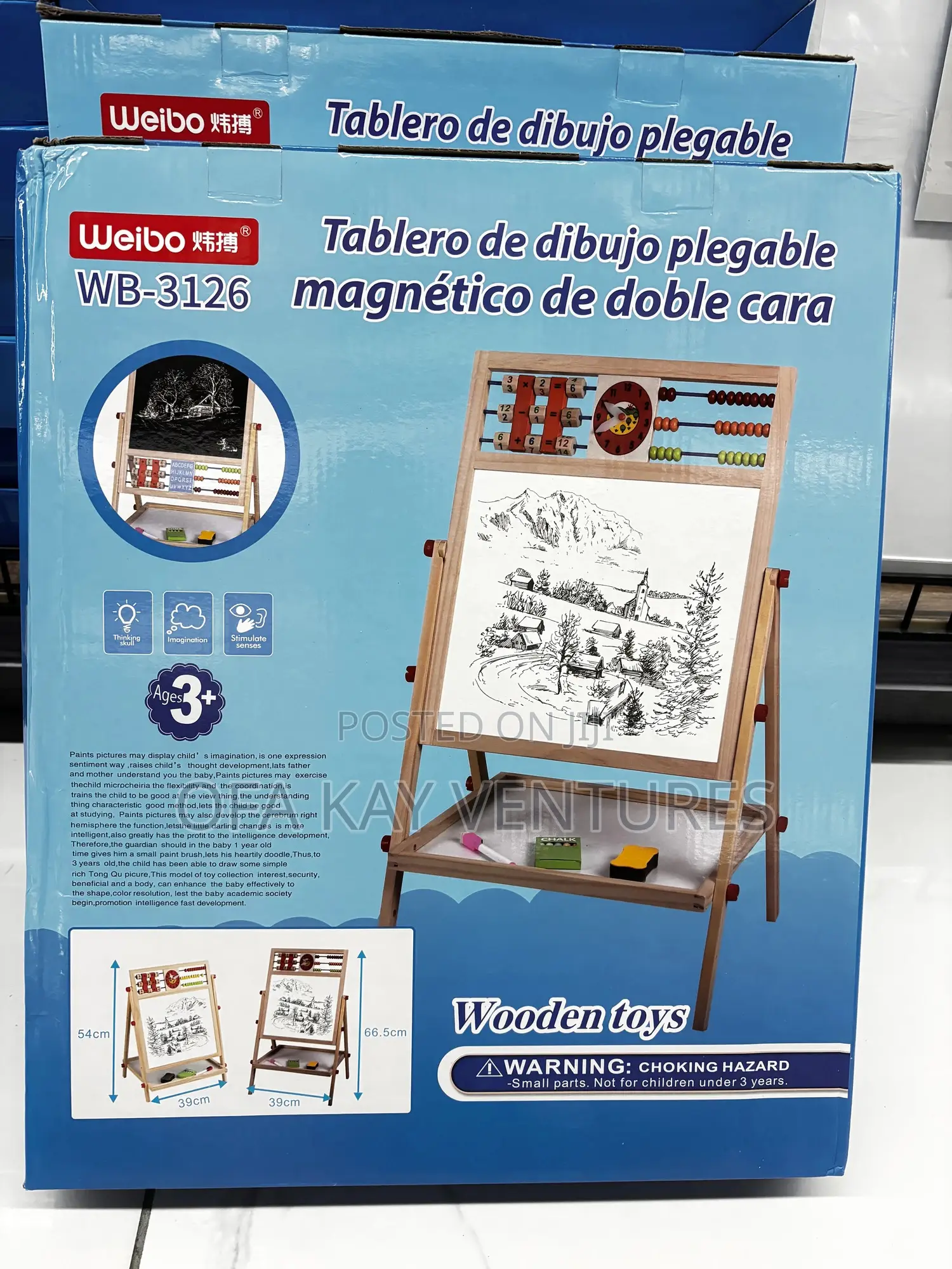 Kids Learning And Drawing Board With Abacus
