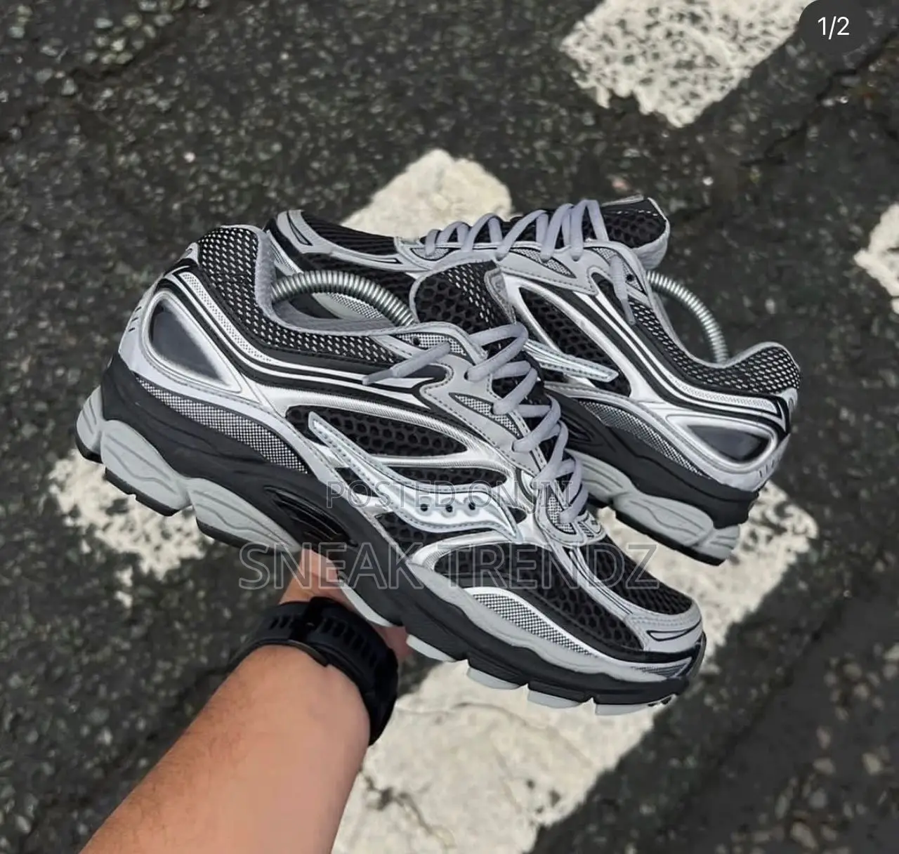Saucony Grey Black