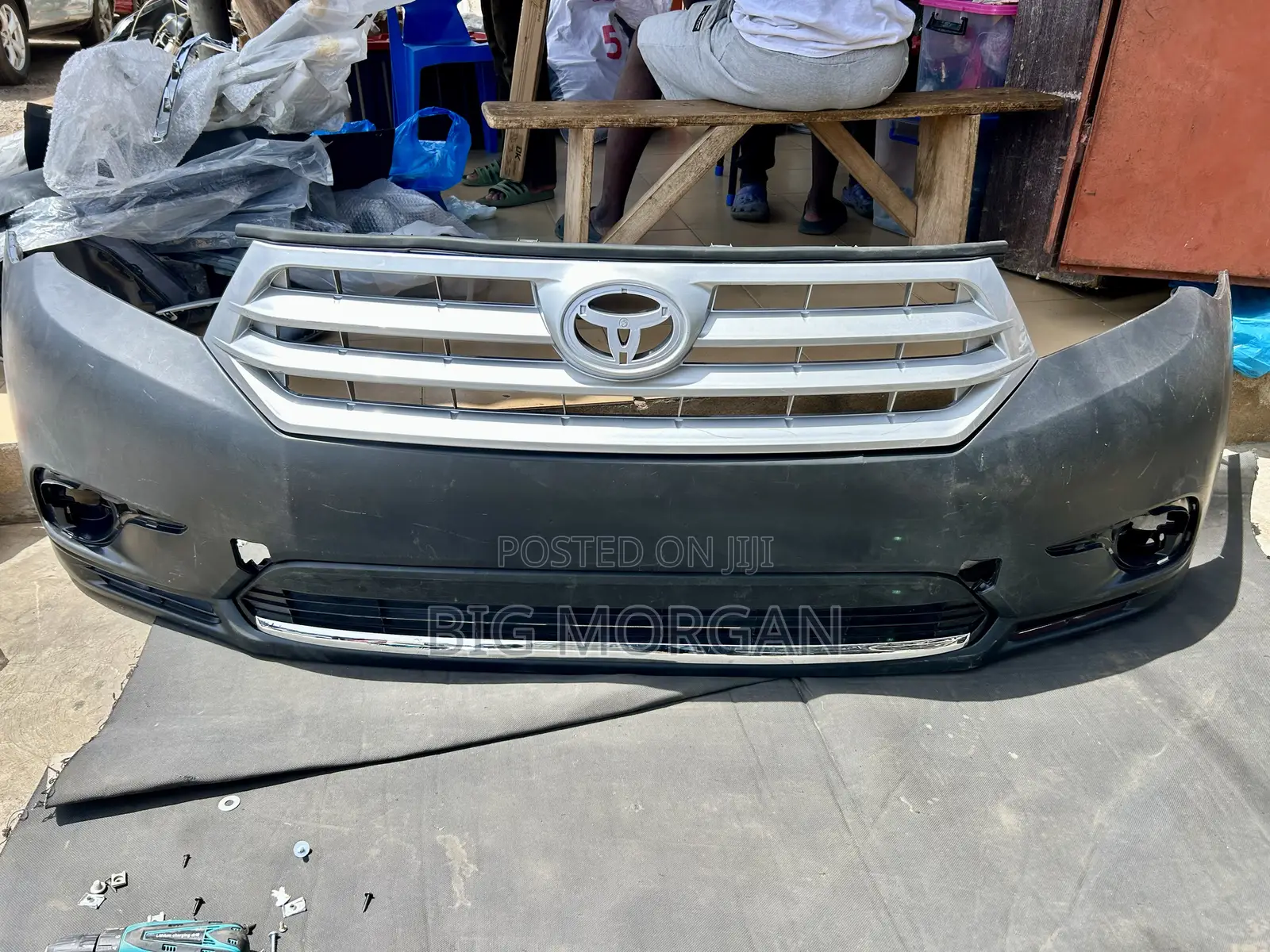 Toyota Highlander 2012 Front Bumper Complete