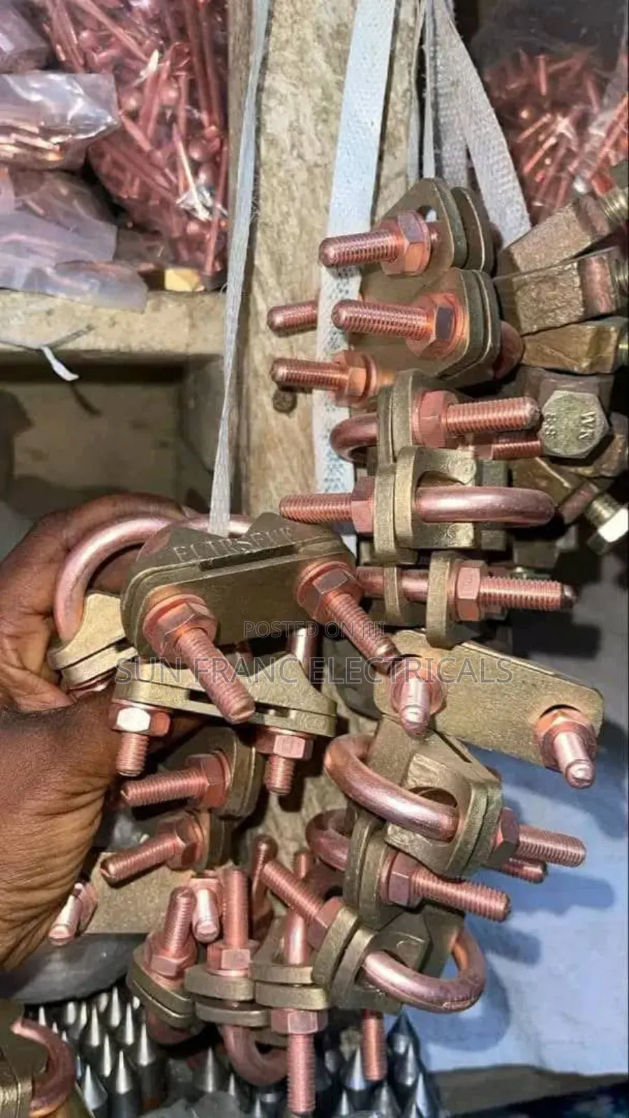 Copper Earth Clamp