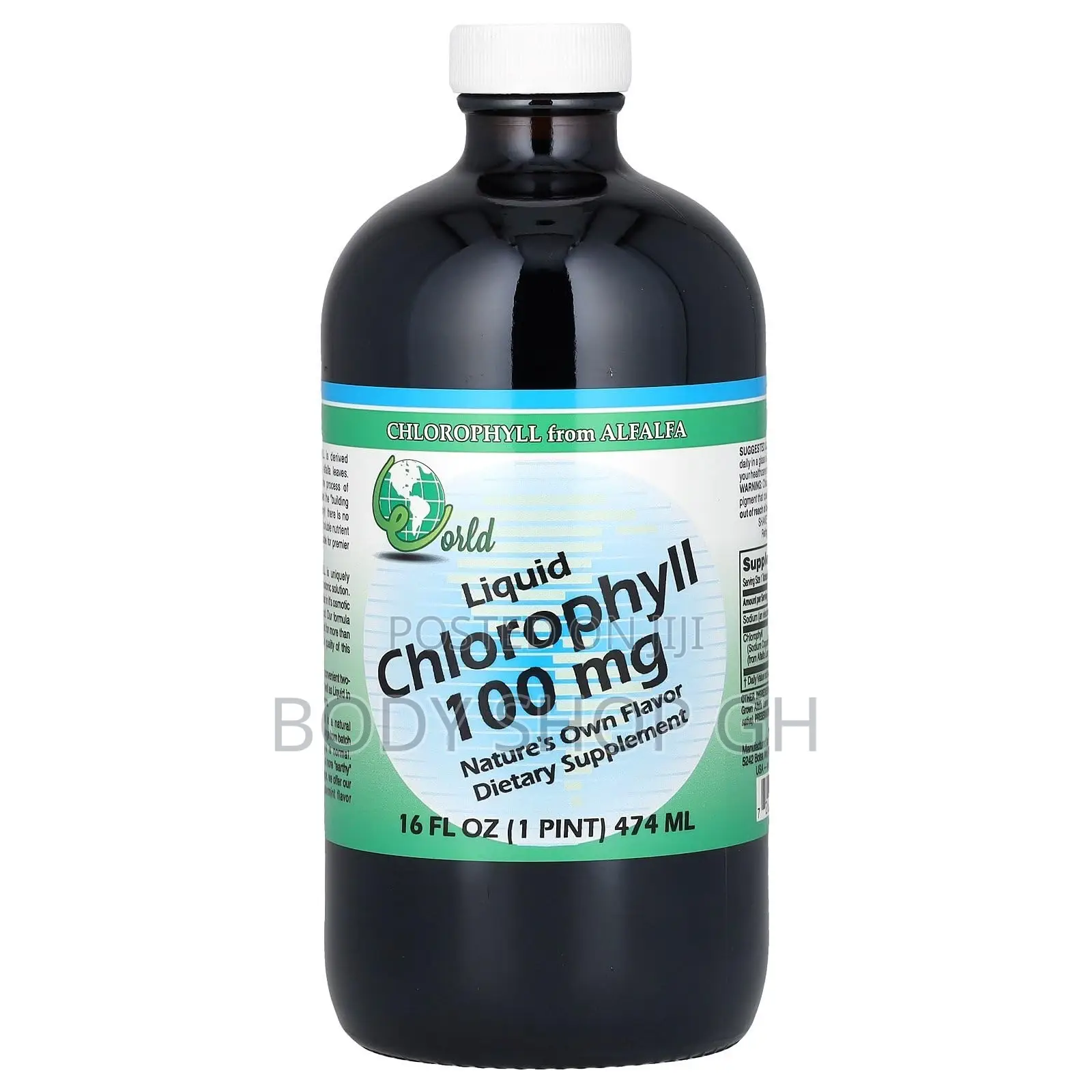 Liquid Chlorophyll Internal Deodorant -Immunity, Detox and Cleanse
