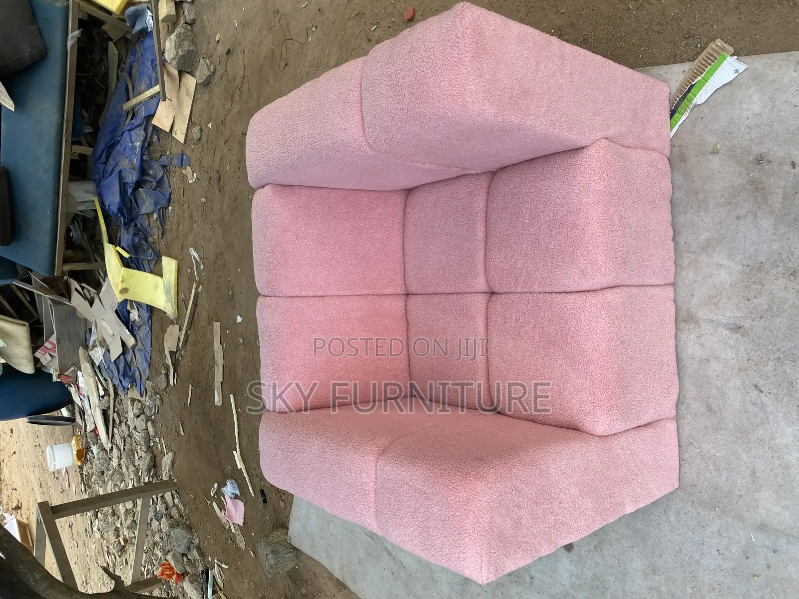 Color Canvas Sofa Seat
