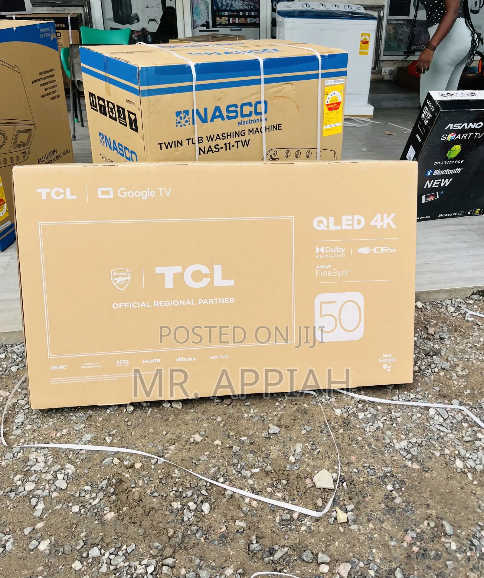 Order Quality TCL 50 Inches Qled Smart Satellite Android FHD Tv 