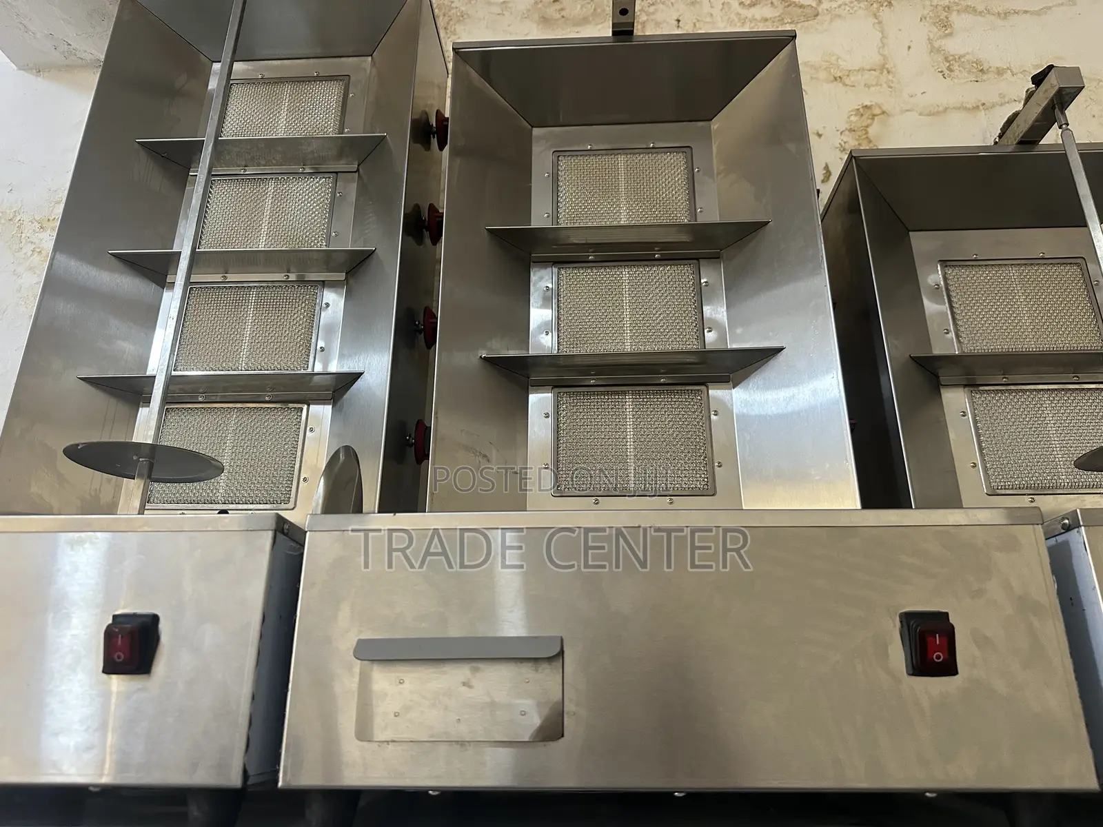High Quality 3 Burner (Gas) Shawarma Machine
