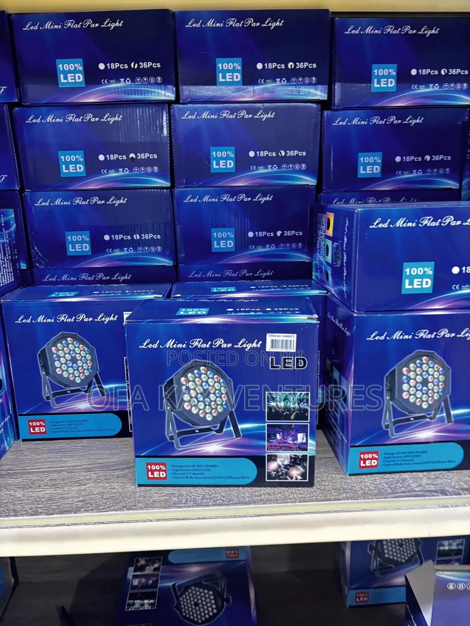 Led Color Charging Stage Lights Rgb