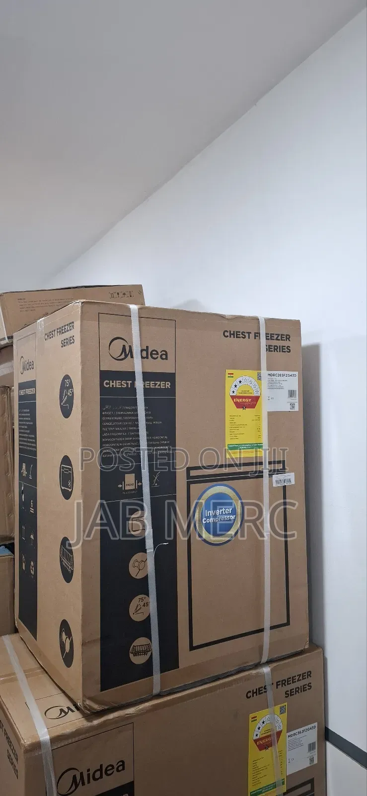 Promotion 143l Deep Freezer Midea Silver New Mini Freezer