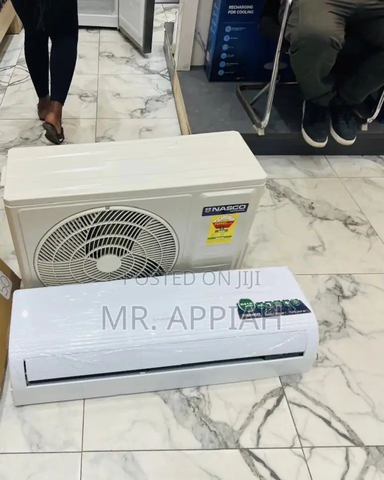 Get Durable Nasco 1.5hp Air Conditioner(White)2026 Model 