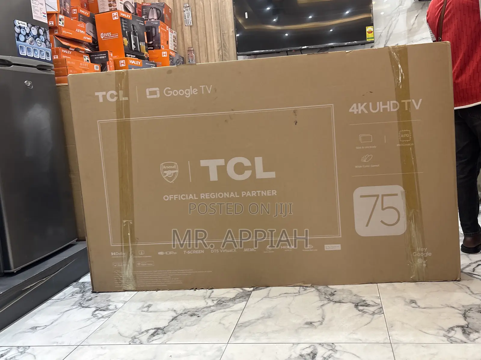 Get Order TCL 75 Inch Uhd Smart Screen Tv(Black)2025 Model