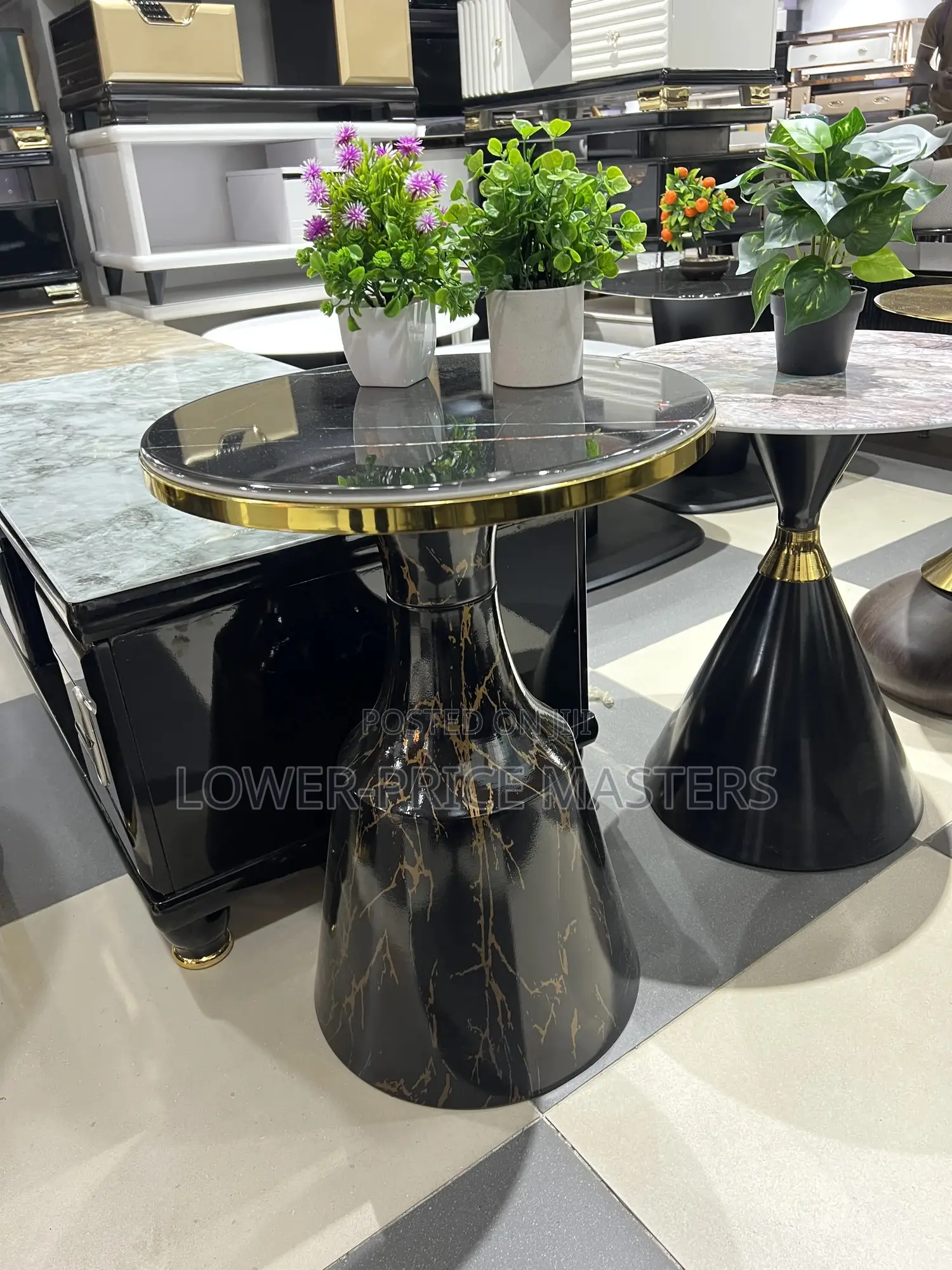 New Marble Side Tables