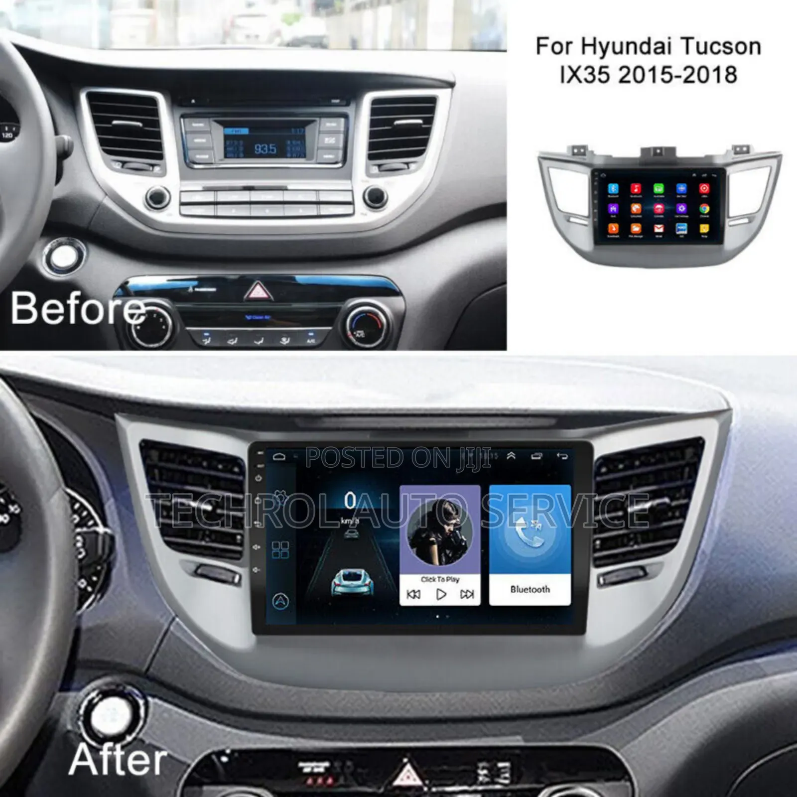 2016 Hyundai Tucson Android and Carplay System