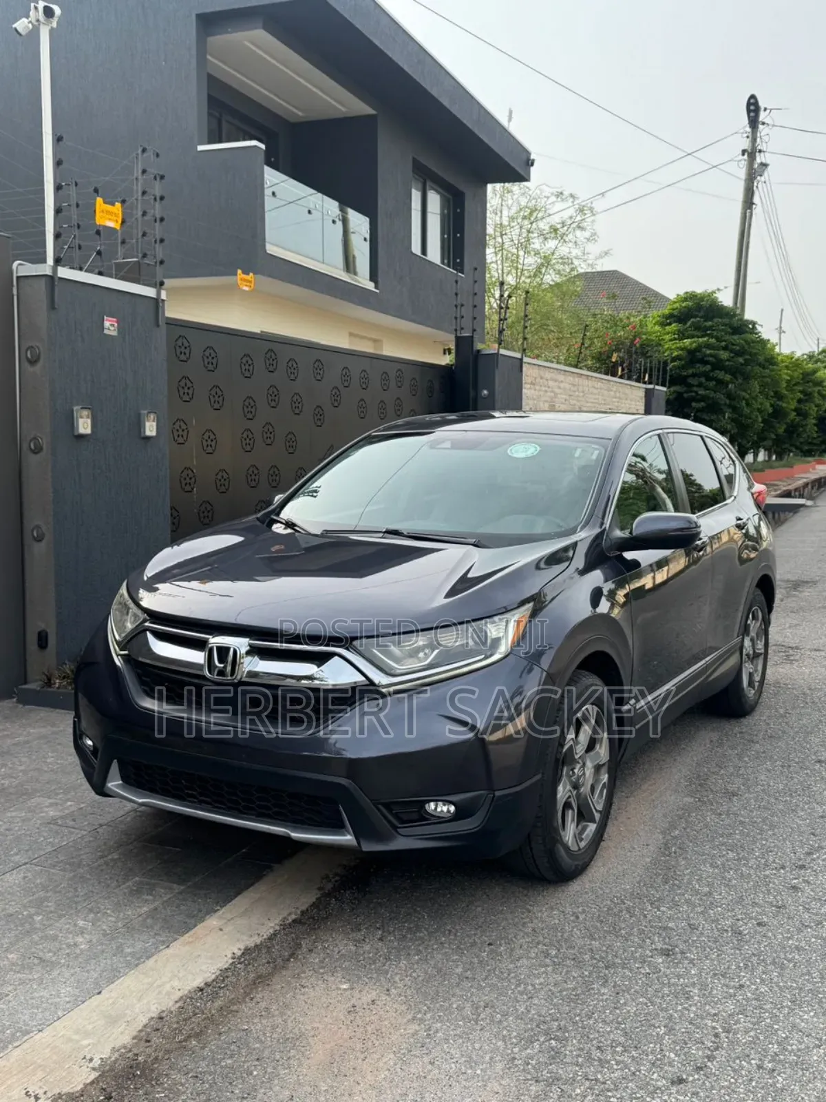 Honda CR-V EX-L 4dr SUV (1.5L 4cyl CVT) 2017 Gray