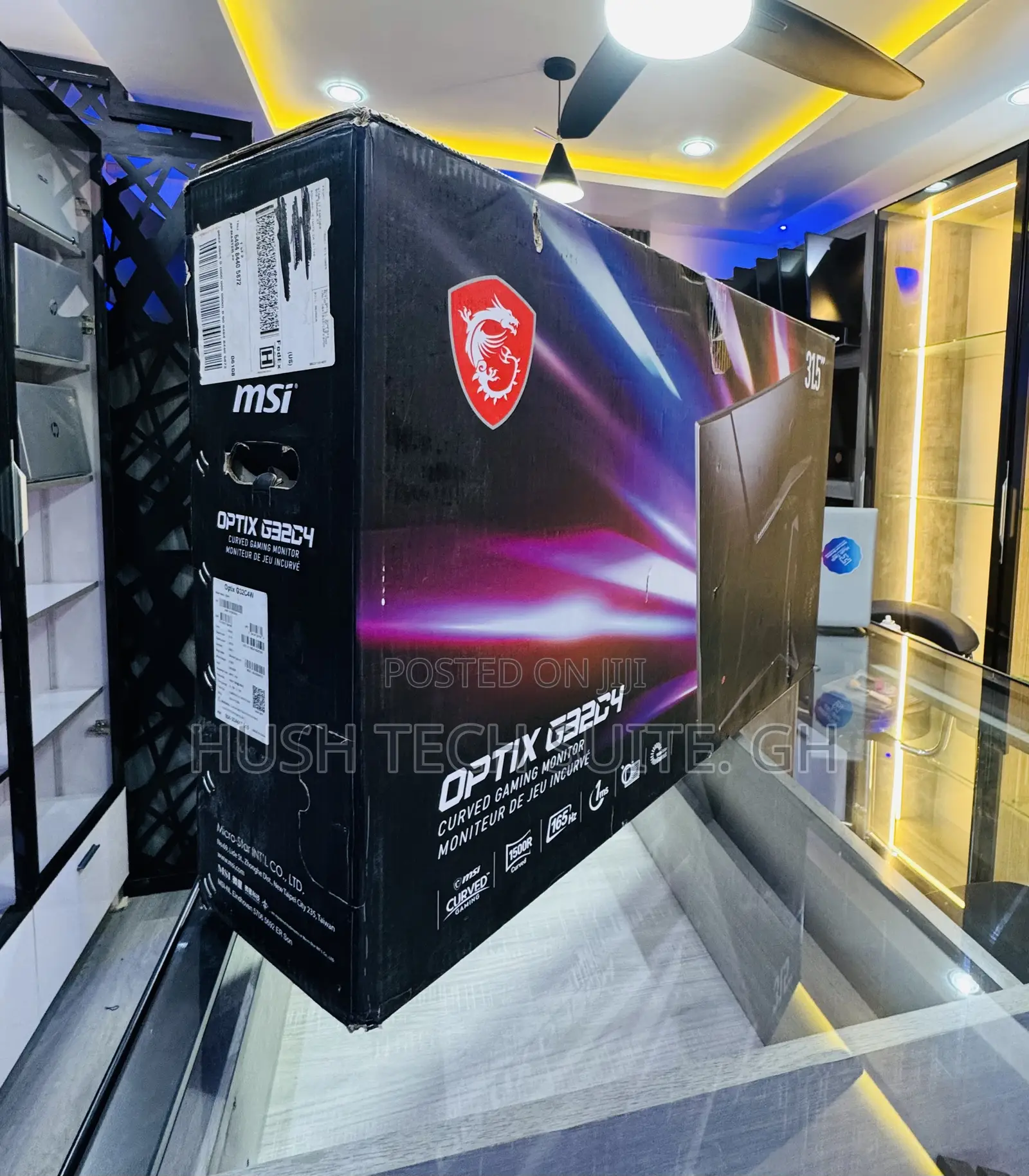 New 32” Msi Optix 165hz Curved Gaming Monitor