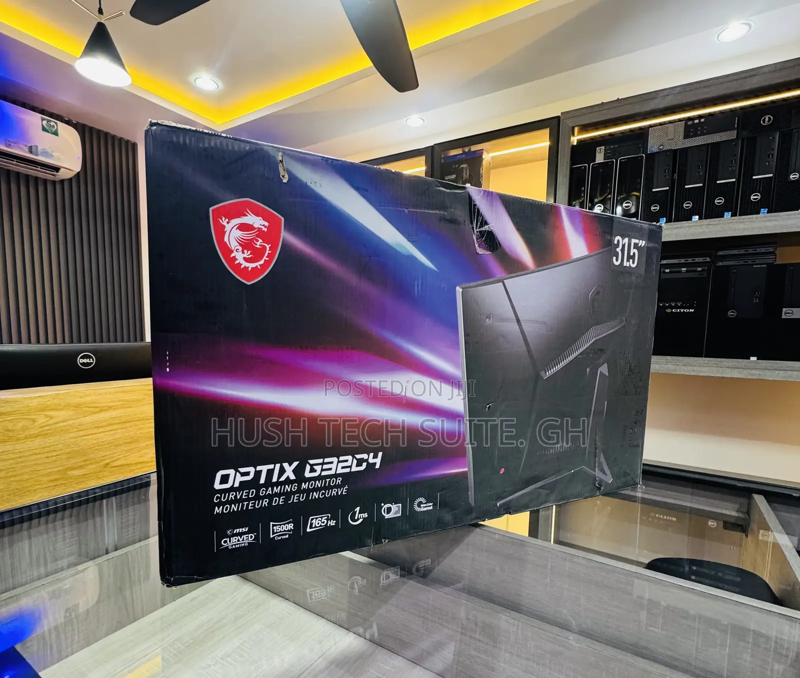 New 32” Msi Optix 165hz Curved Gaming Monitor