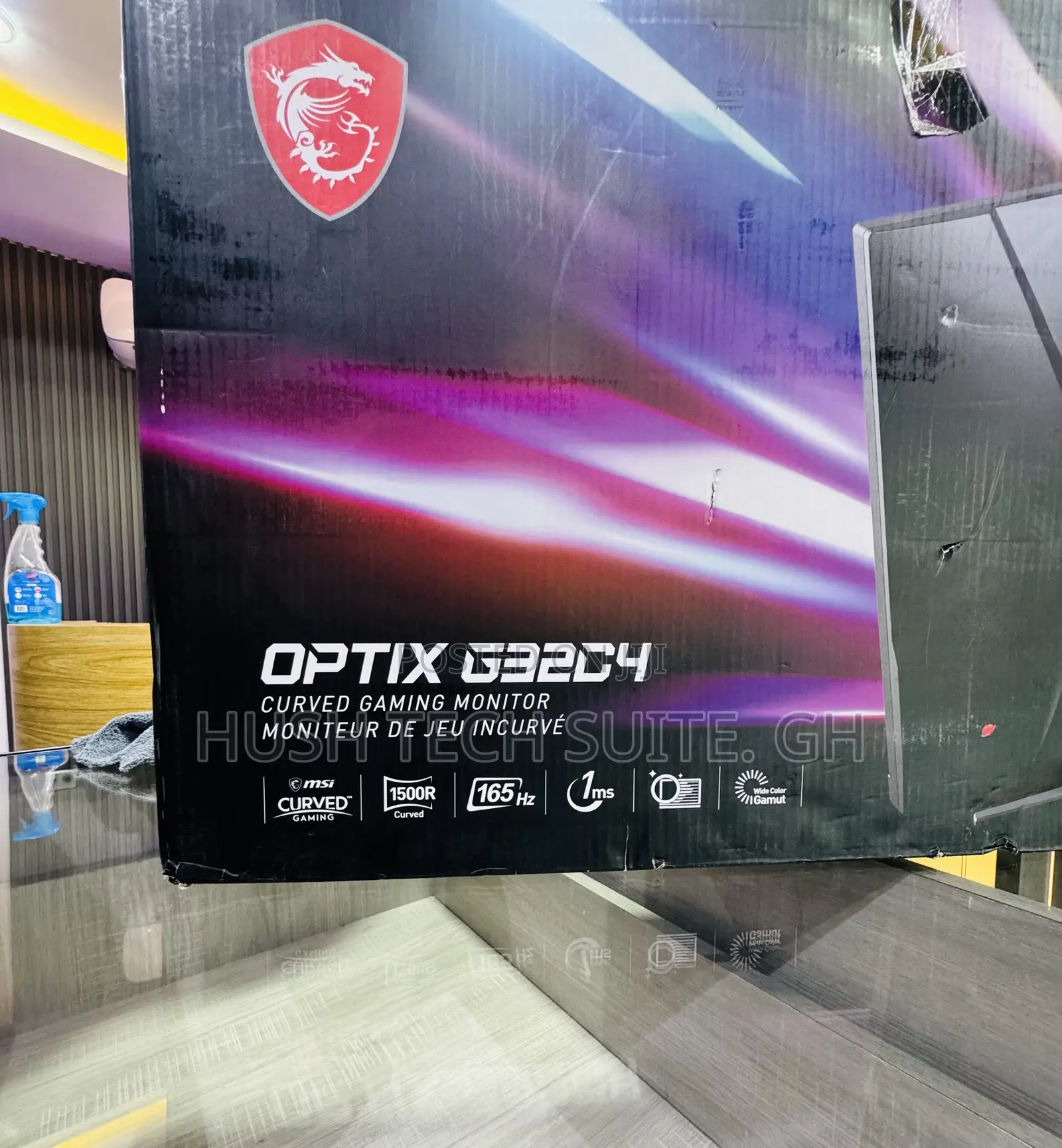 New 32” Msi Optix 165hz Curved Gaming Monitor