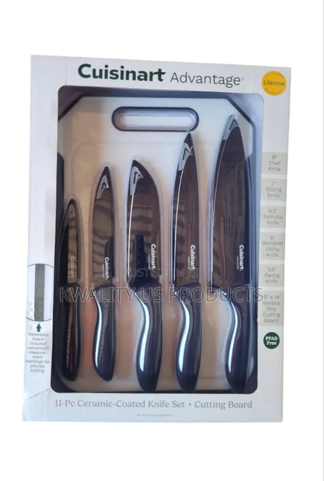 Cuisinart Advantage Ceramic-Coated Knife Set - 11 Piece