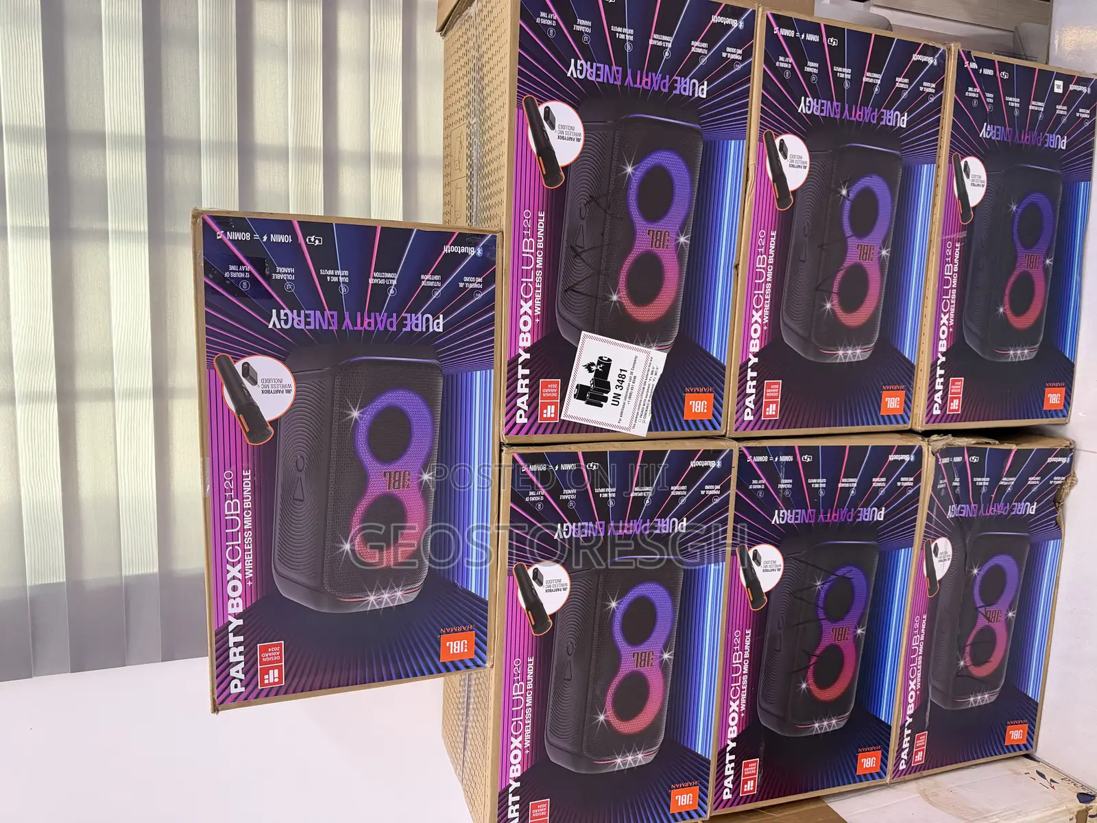 JBL Partybox Club 120 Portable Party Speaker With Wireless Microphone