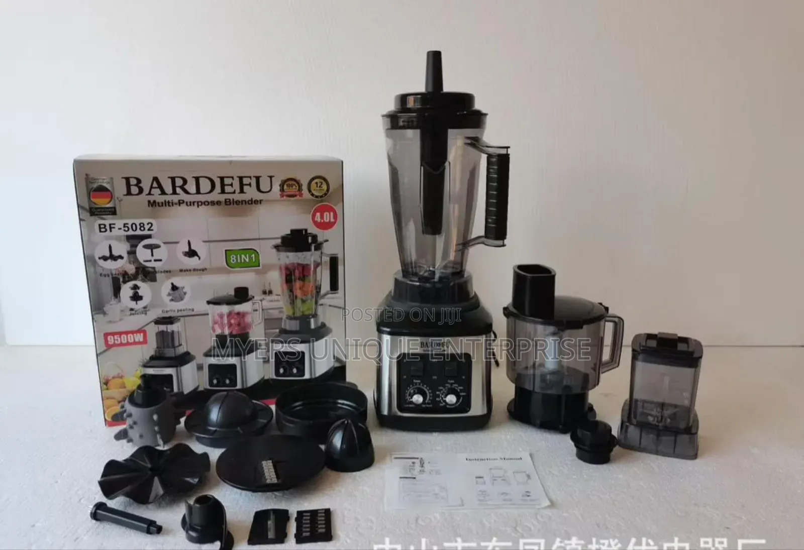 Bardefu Multifunctional Blender With Pure Copper,9500w