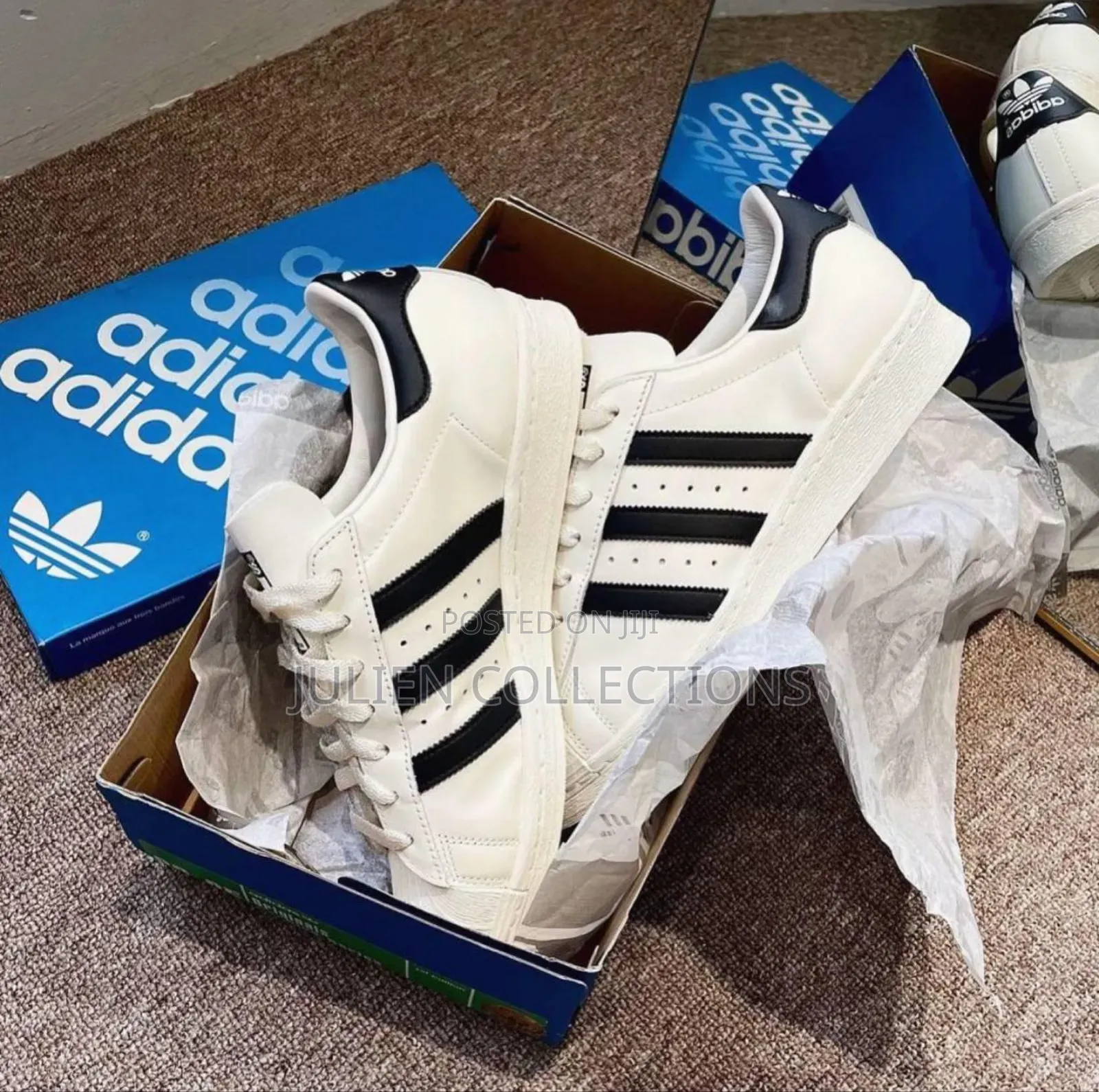 Adidas Super Star Og Lite Cream N Black