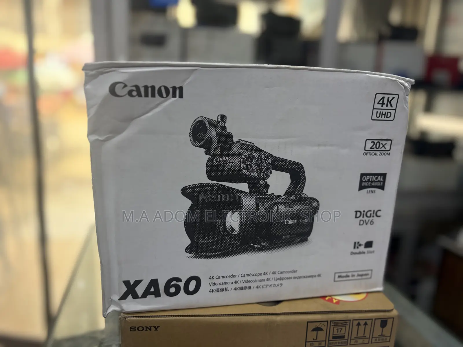 Canon Uhd Xa60 Videos Camera With 20x Optical Zoom