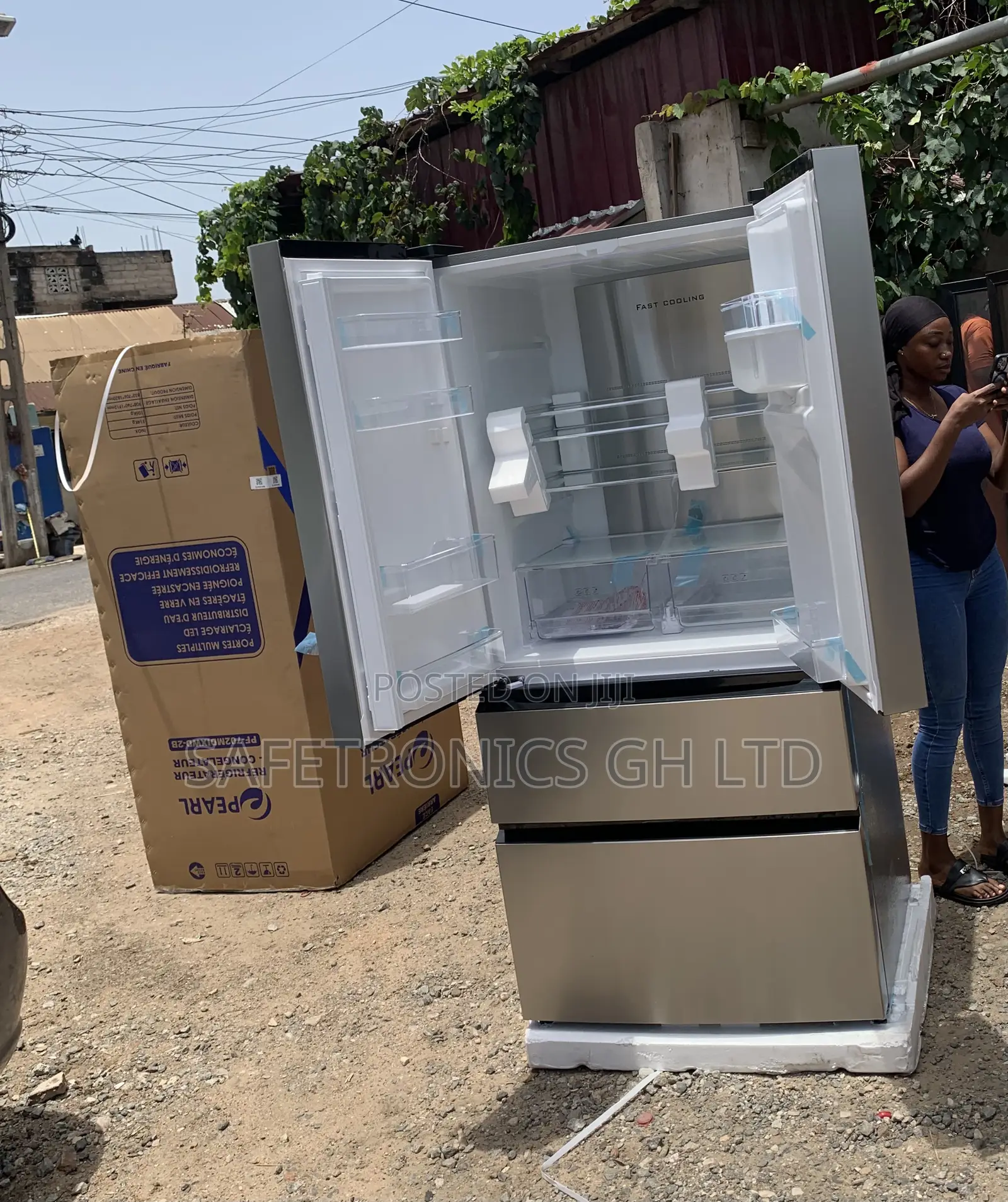Ultra Modern Pearl 531l Fridge (Pf-702mdixwd-2b) Side by Side Fridge