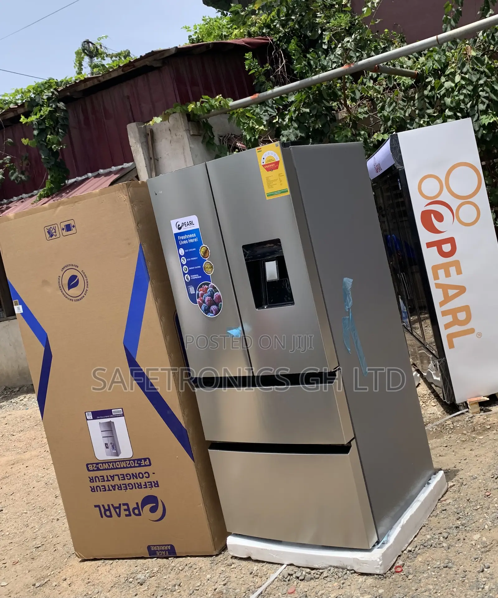 Ultra Modern 4 Doors Dispenser Pearl 531l Fridge (Pf-702mdixwd-2b)