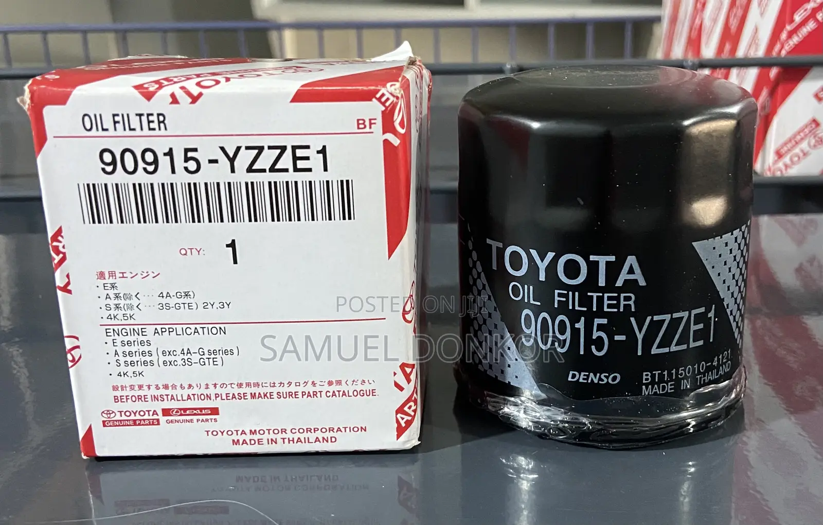 Genuine Toyota 90915-Yzze1 Oil Filter