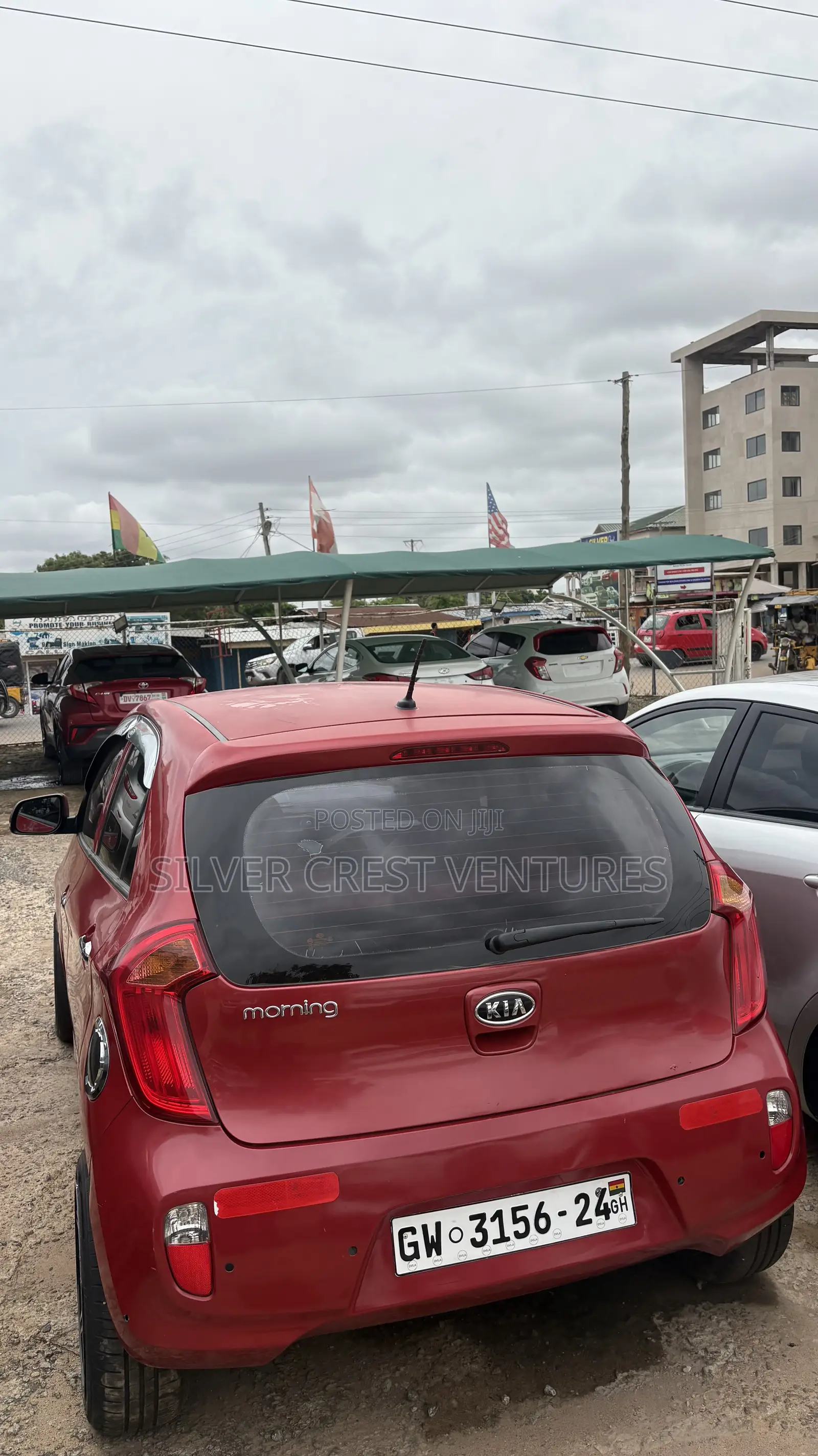 Kia Morning 2011 Red