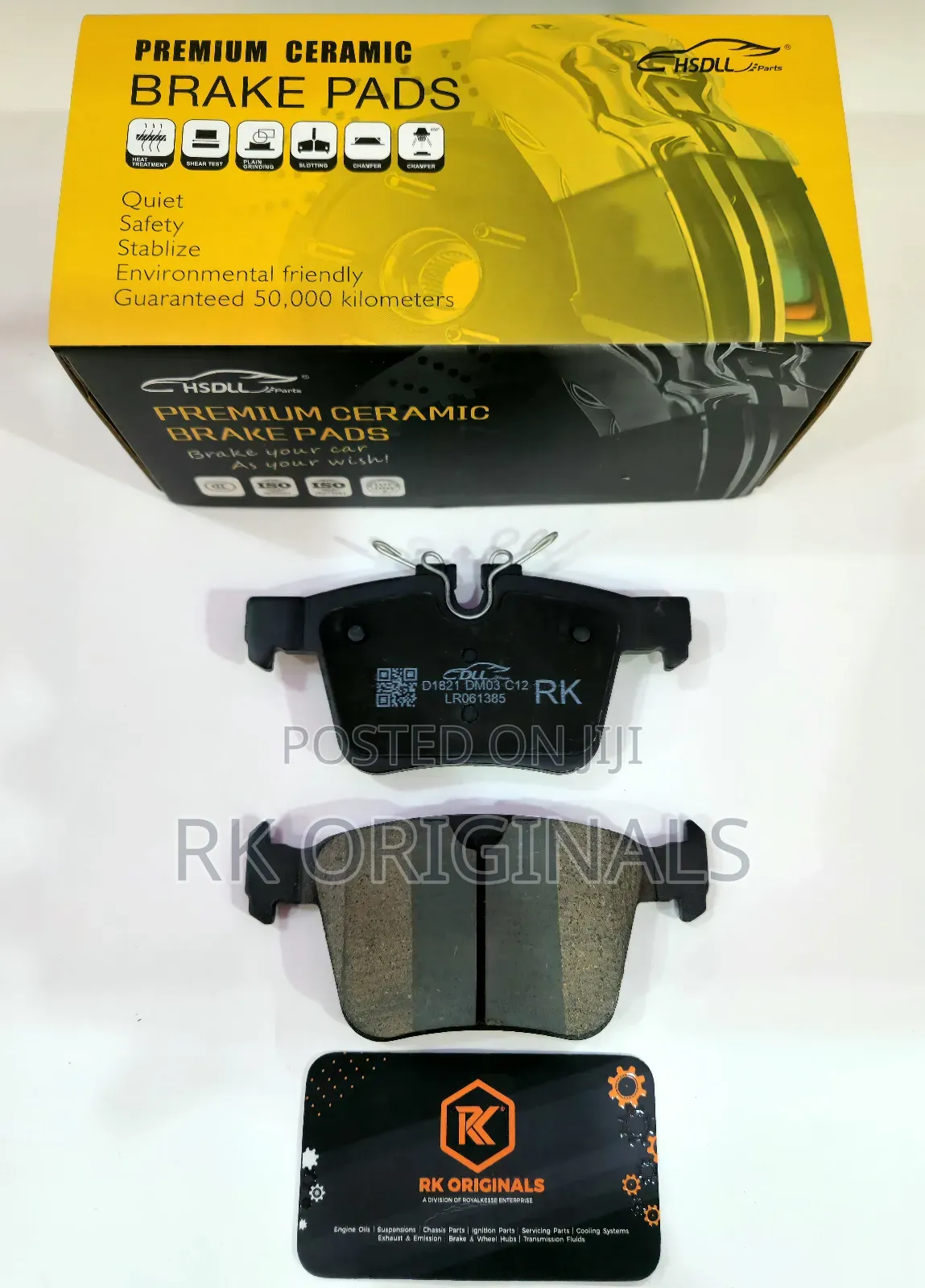 Range Rover Evoque/Velar/Discovery/E-Pace/F-Pace Ceramic Back Pad