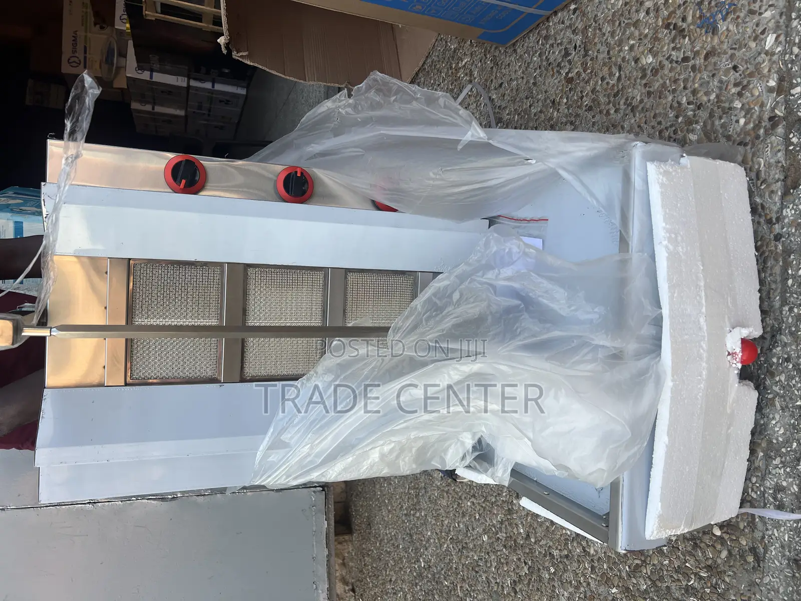 High Quality 3 Burner (Gas) Shawarma Machine