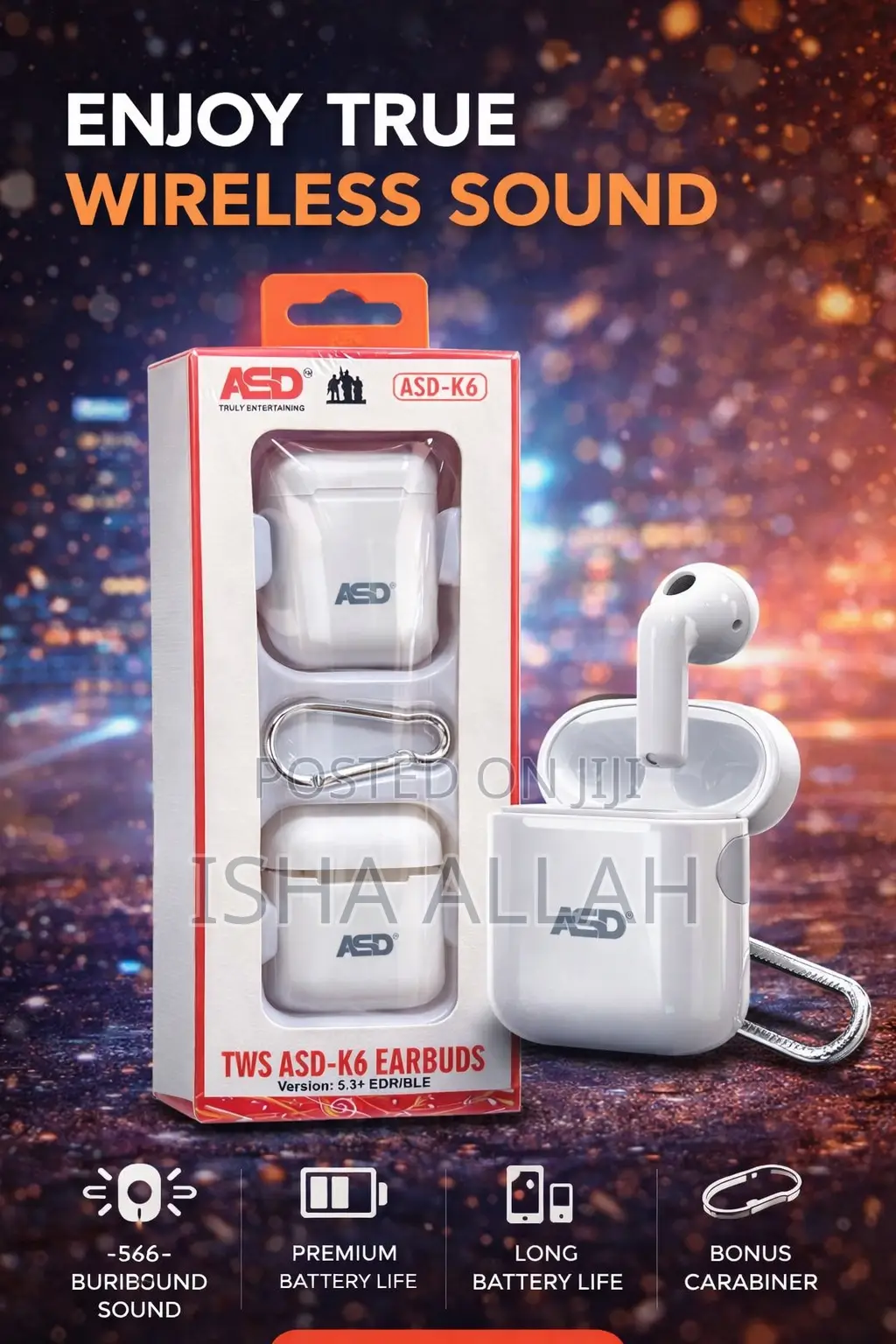 Asd “Airbeat Mini” Wireless Earbuds