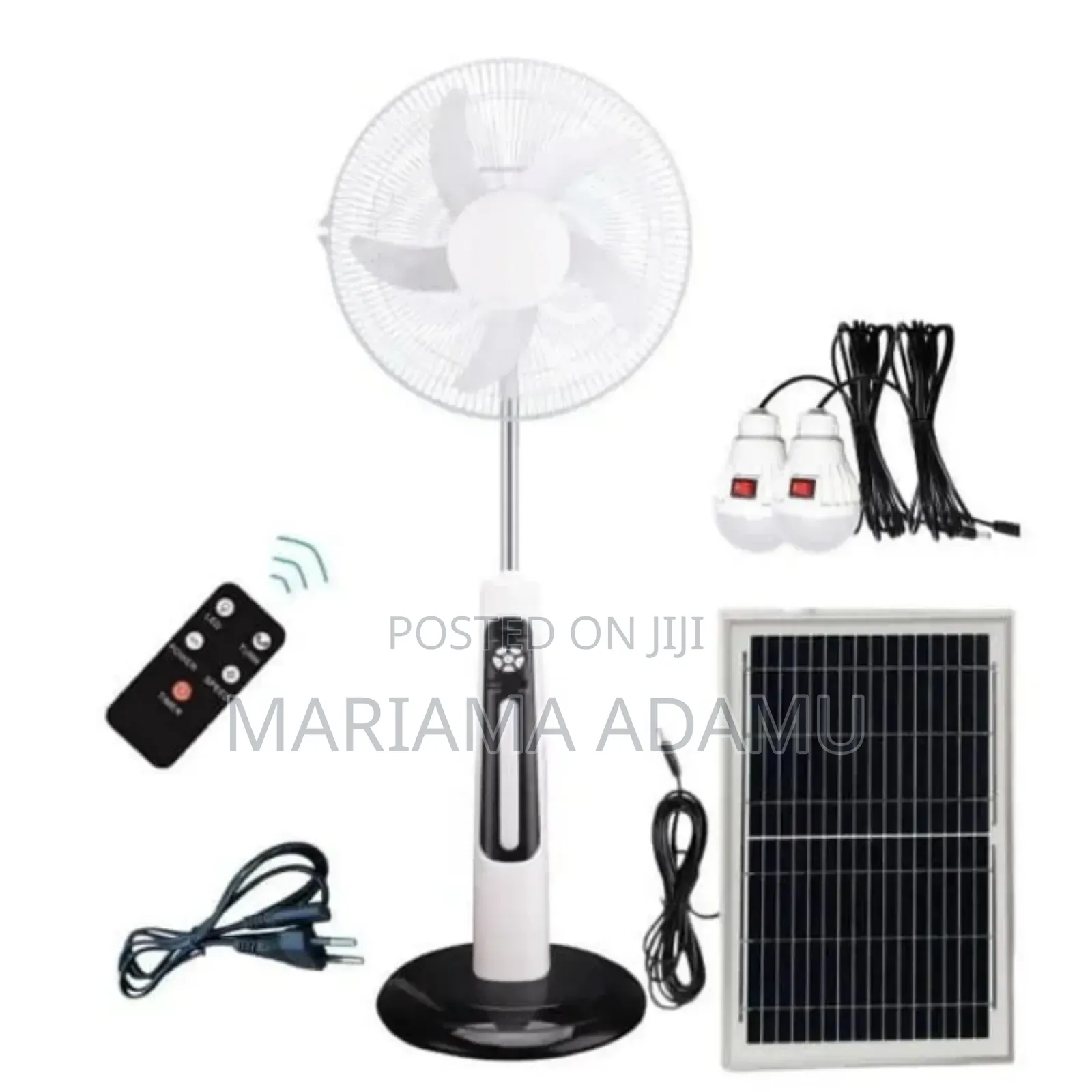 Rechargeable Solar Fans