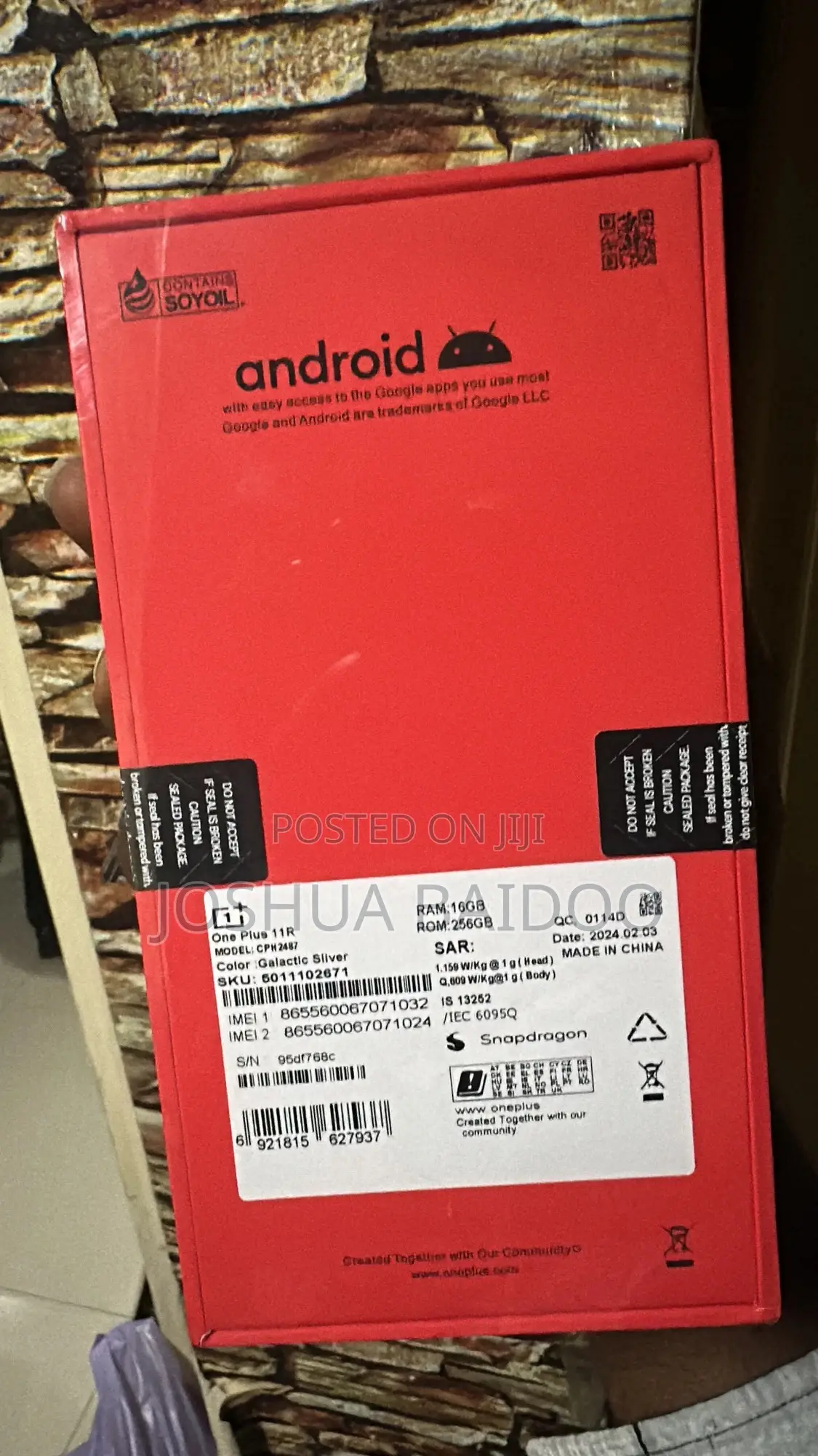 New OnePlus 11R 256 GB