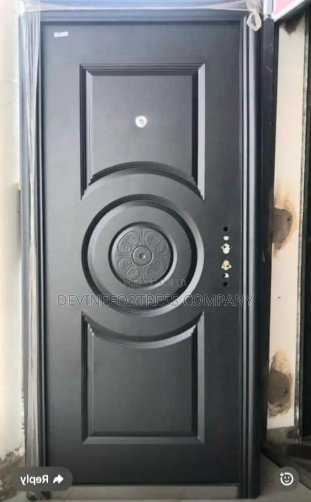 Quality Black Rough Door for Outside Ude,Available in DFF Desigs N Col
