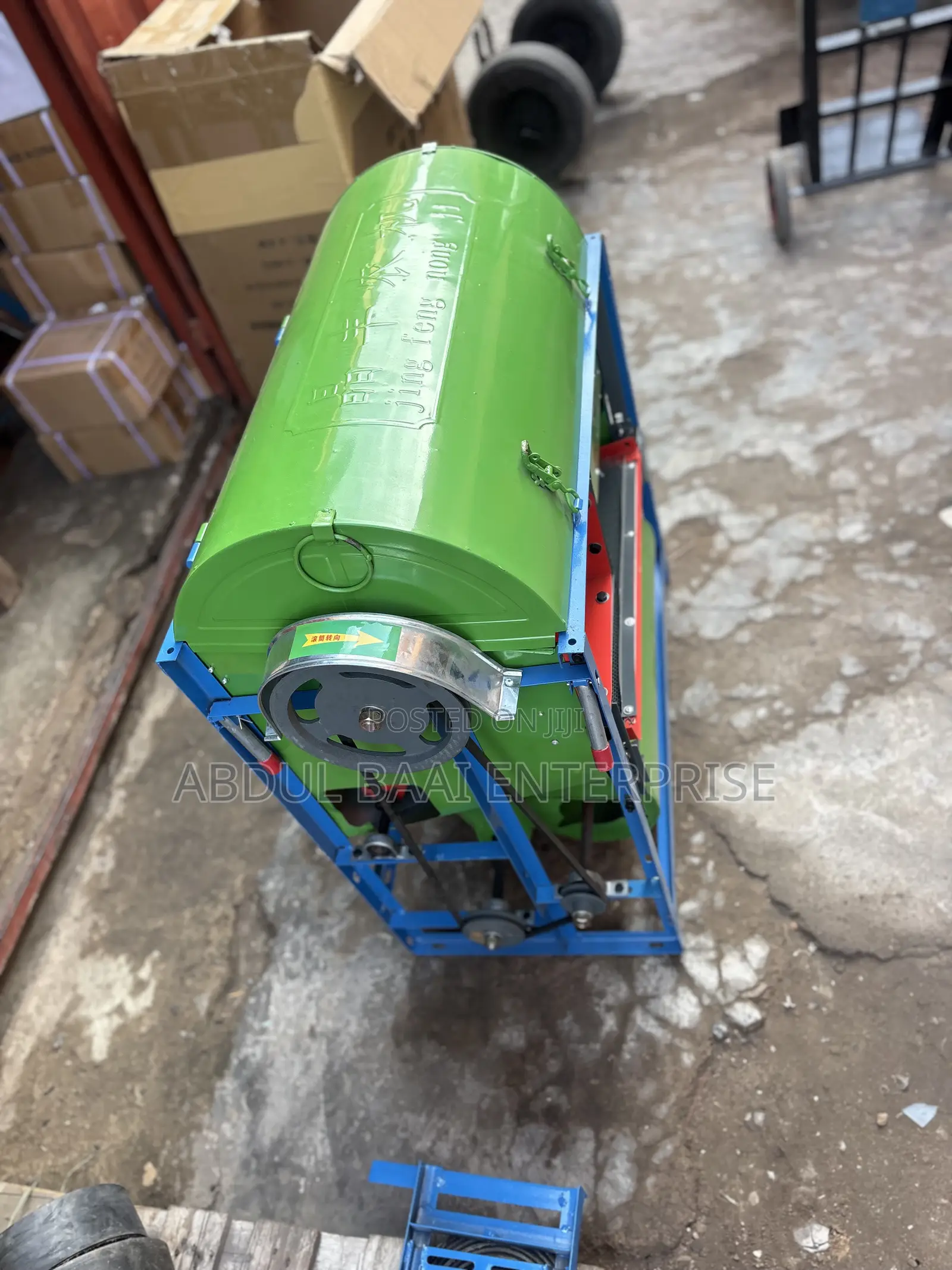 Rice Thresher With Engine