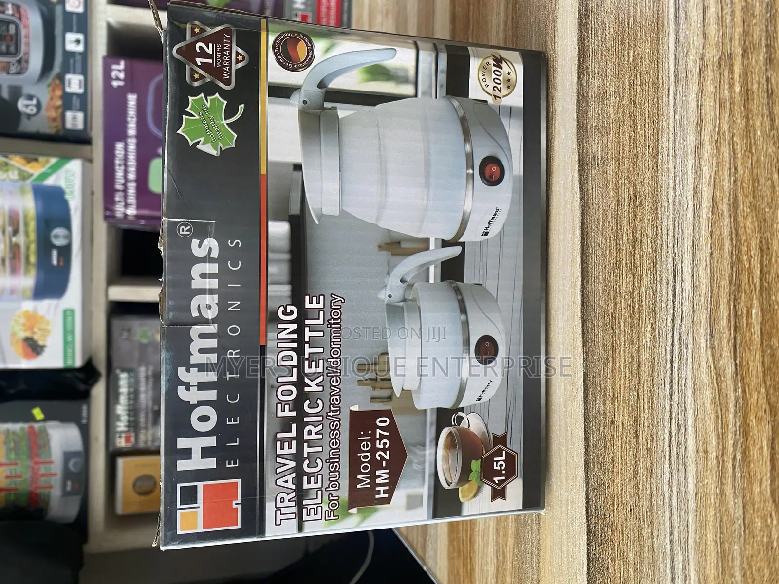 Travel Safe Foldable Electric Kettle