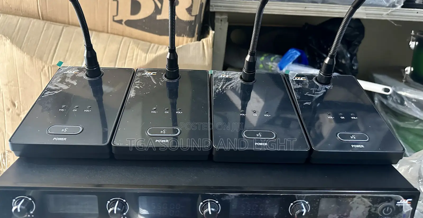 Jac 4-in-1 Wireless Digital Gooseneck Microphone Set for Conference