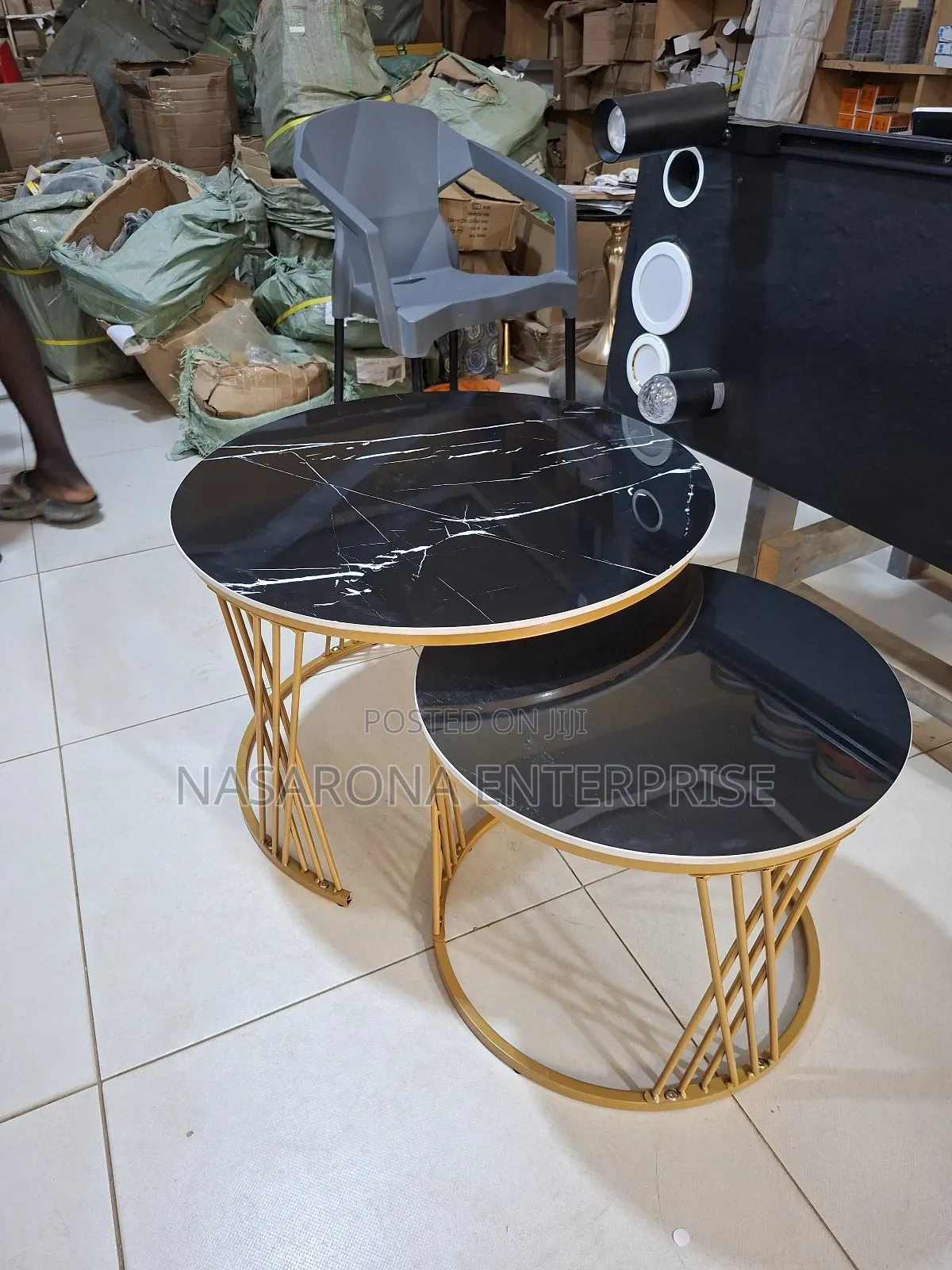 Double Center Table Marble Maf-3921