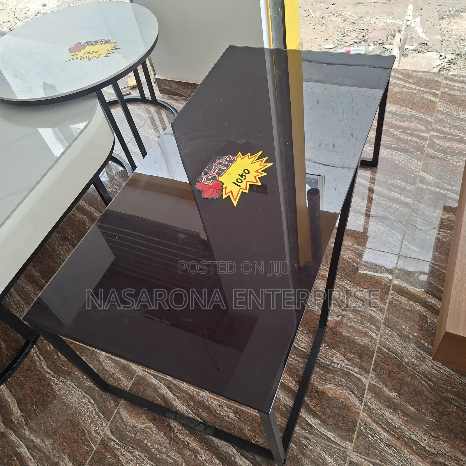 Glass Center Table 110x55x42cm