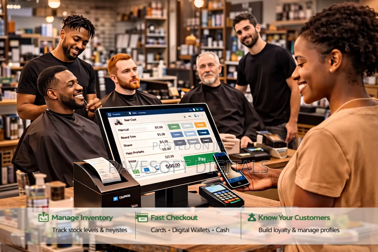 Barbaring Salon Pos