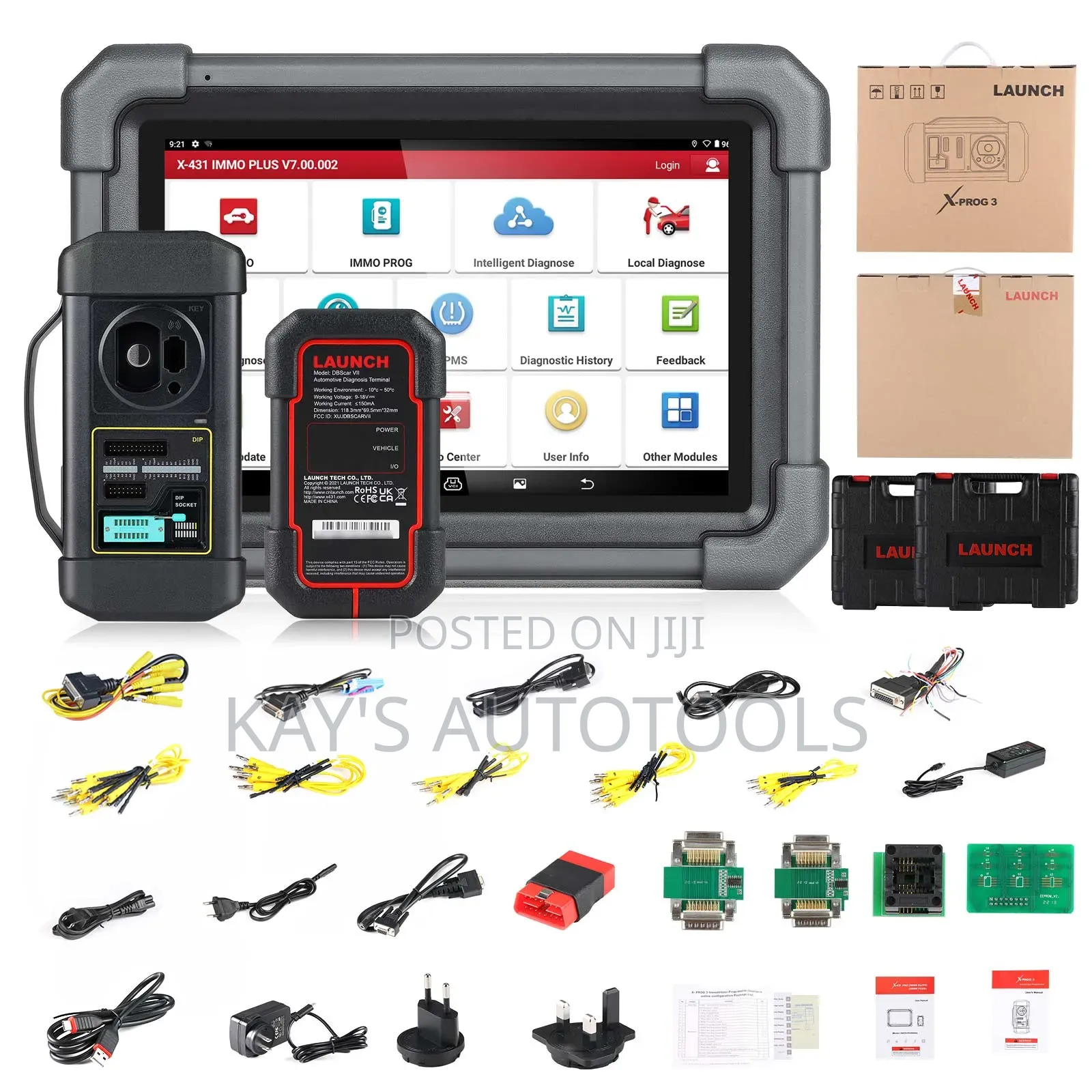 Launch X431 Immo Plus Key Programmer, Oe-Level All System Diagnostics
