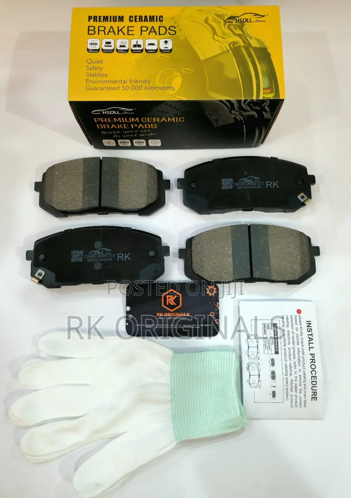Kia 2025/Elantra/Niro 21-25 Ceramic Front Brake Pads