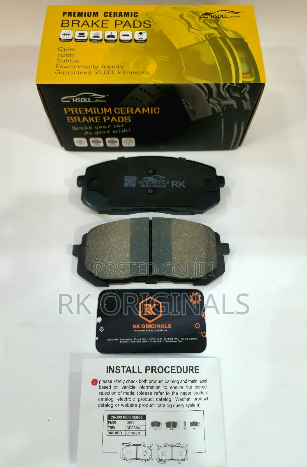 Kia 2025/Elantra/Niro 21-25 Ceramic Front Brake Pads
