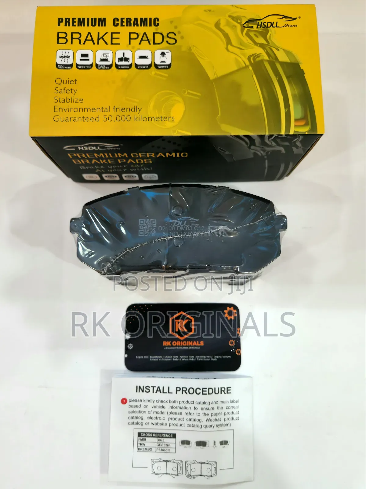 Kia 2025/Elantra/Niro 21-25 Ceramic Front Brake Pads